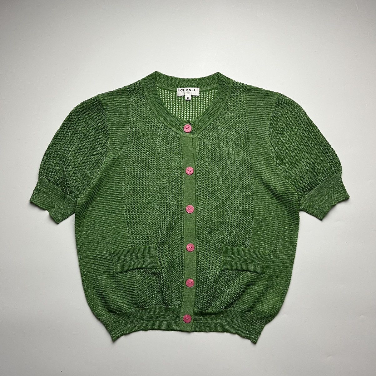 Chanel Chanel - Karl Lagerfeld era Open Knit Mesh Cardigan Size XS / US 0-2 / IT 36-38 - 1 Thumbnail