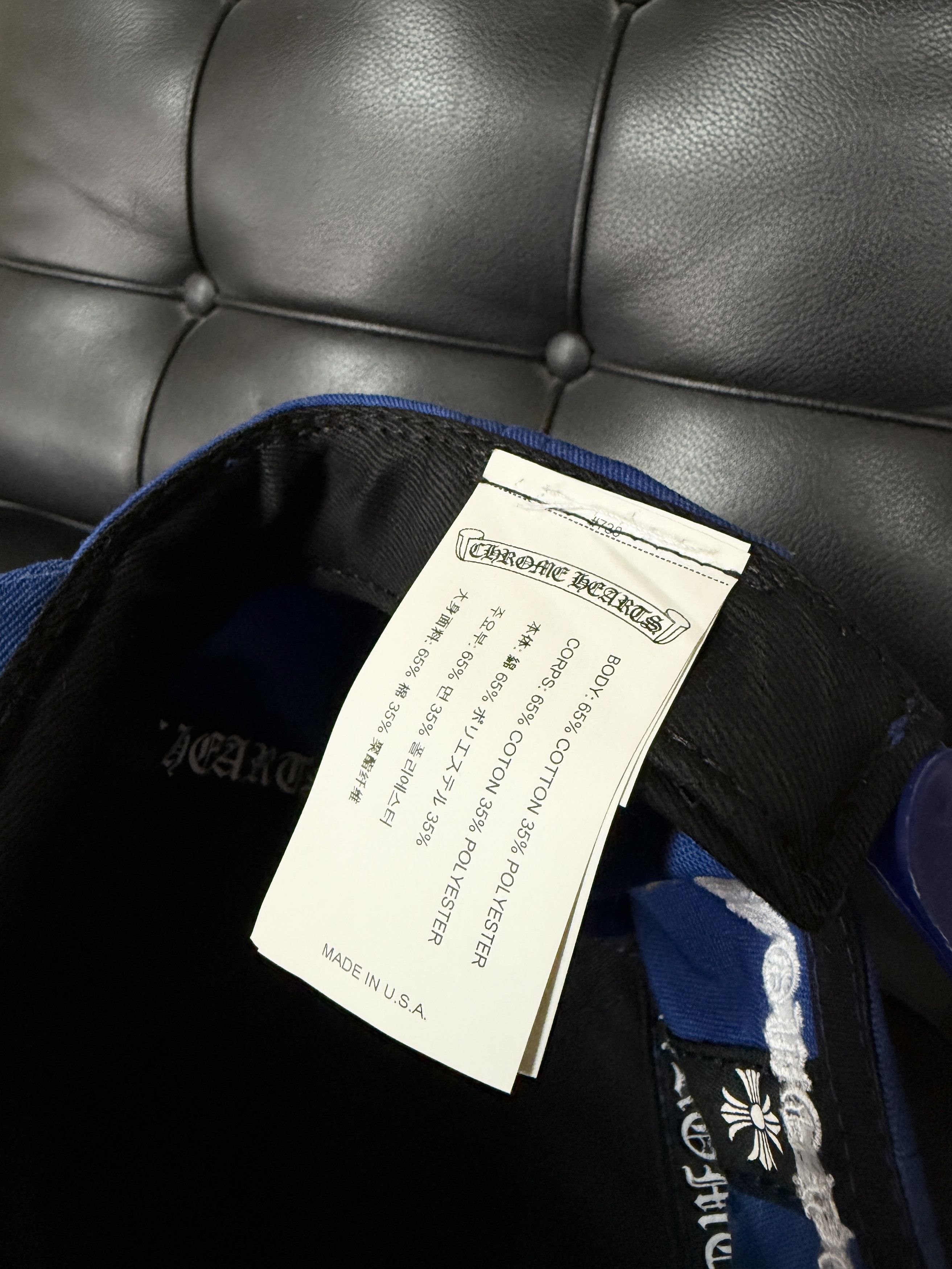 Chrome Hearts Chrome Hearts Blue CH Trucker Hat Size ONE SIZE - 13 Thumbnail