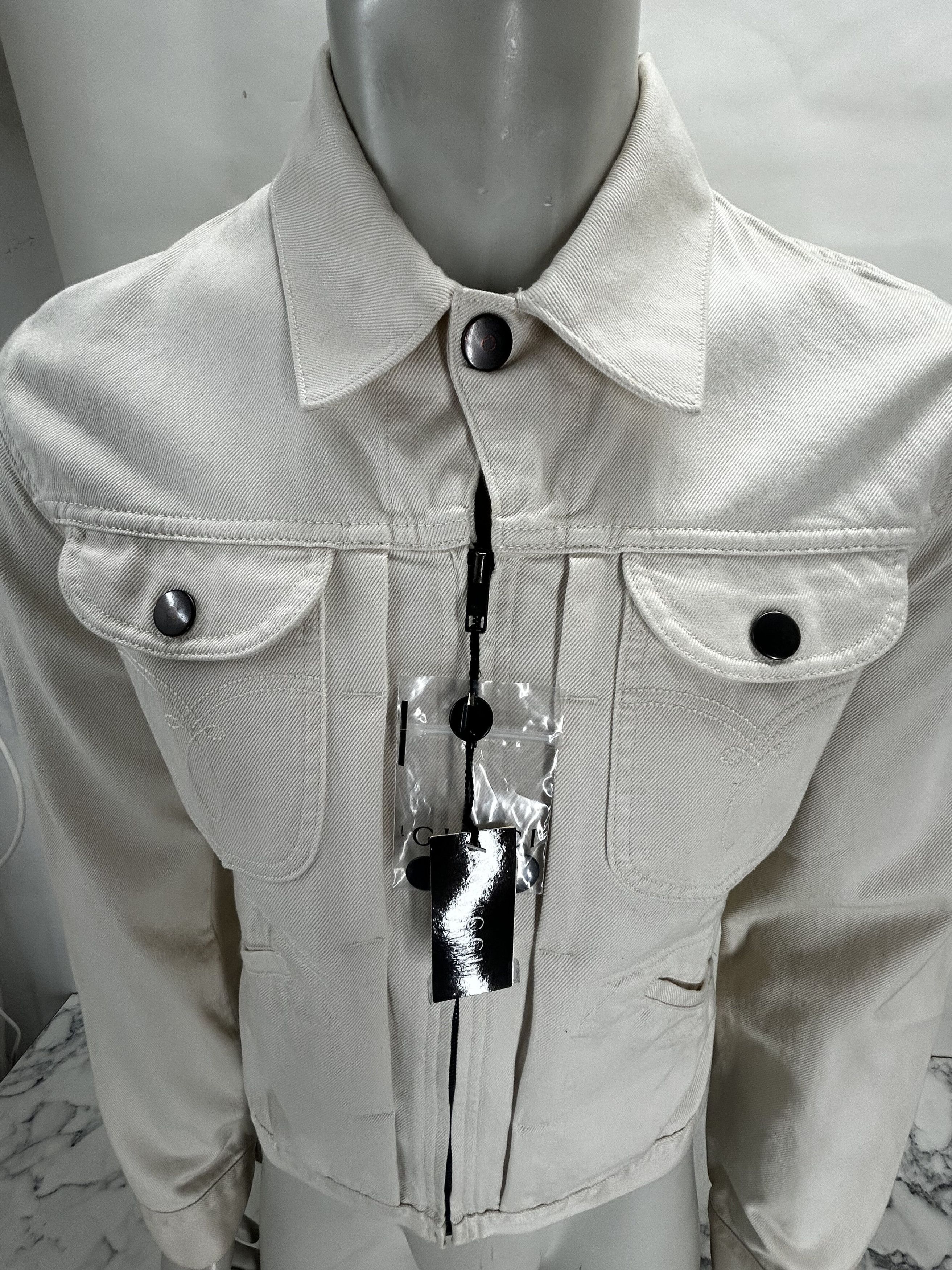 Gucci Gucci Zip Through Denim Jacket With Elastic Darts At Waist Size US L / EU 52-54 / 3 - 5 Thumbnail