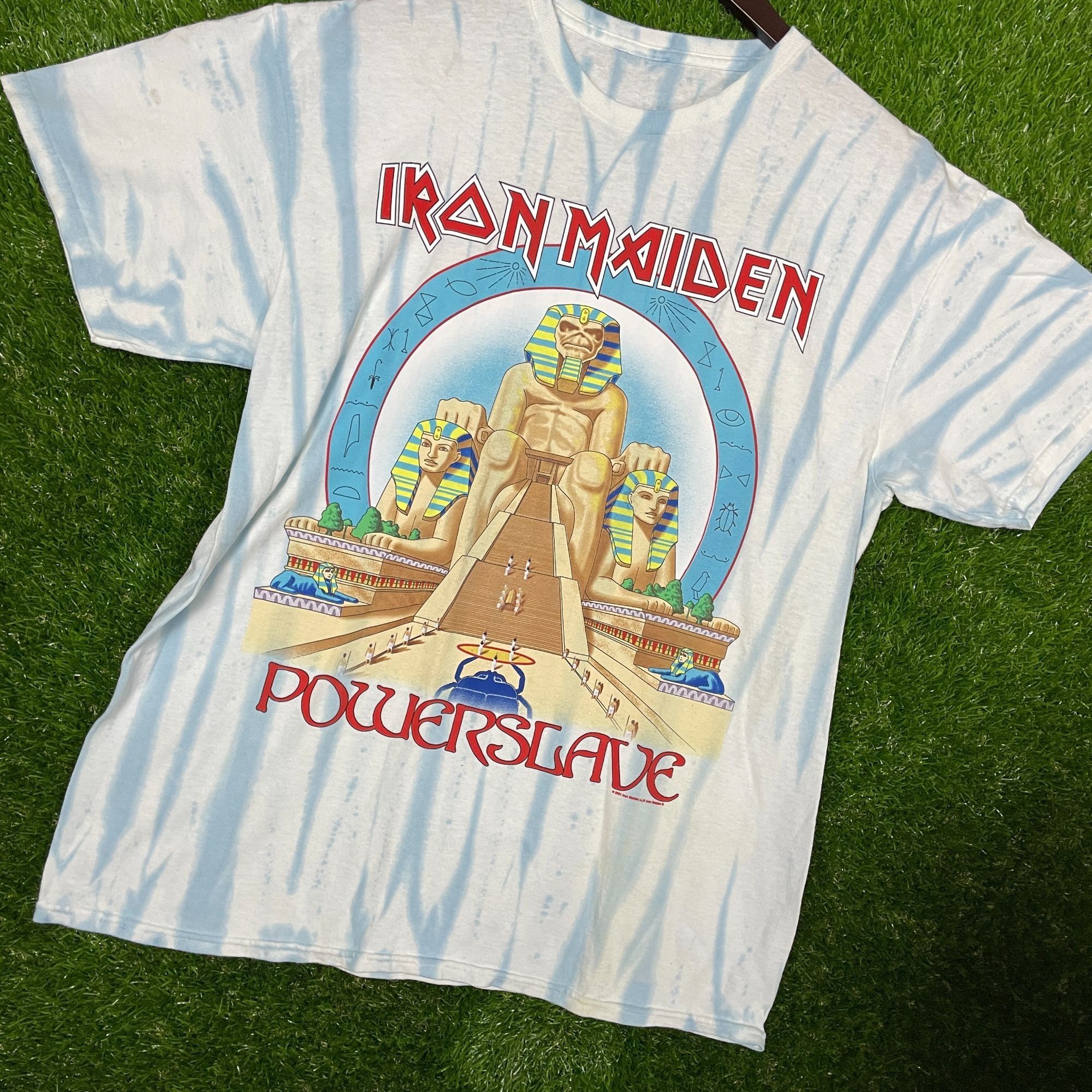 Iron Maiden Iron Maiden Power Slave Rock T-shirt size Large Size US L / EU 52-54 / 3 - 3 Thumbnail