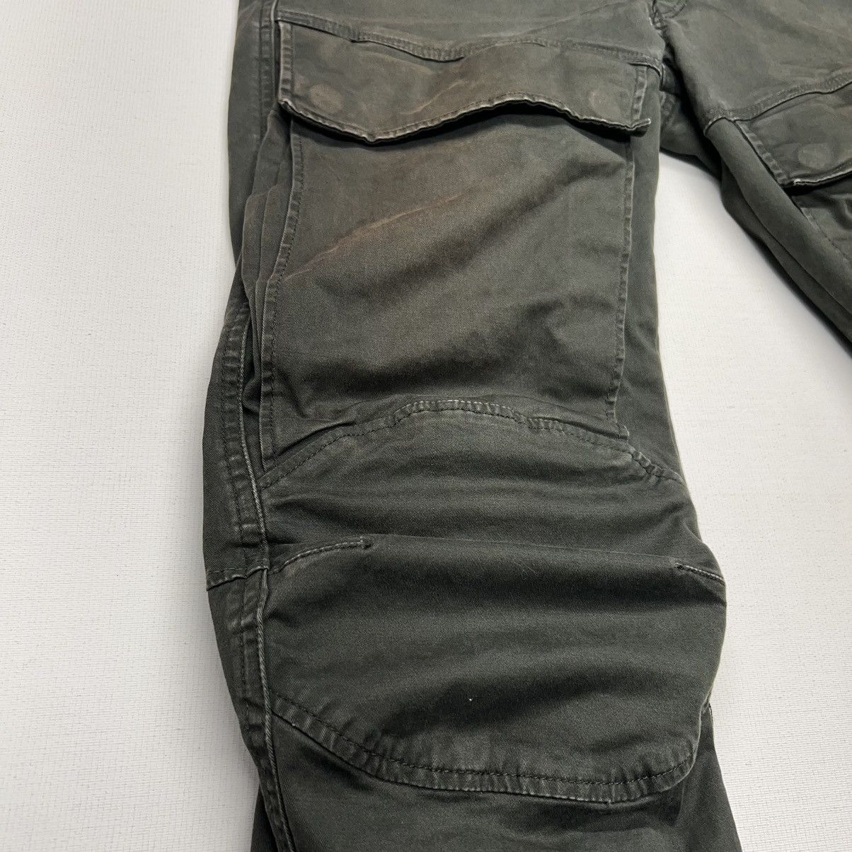 G-Star G Star Raw Pants Green Cargo Air Defence 5620 3D Skinny Size US 31 - 6 Thumbnail