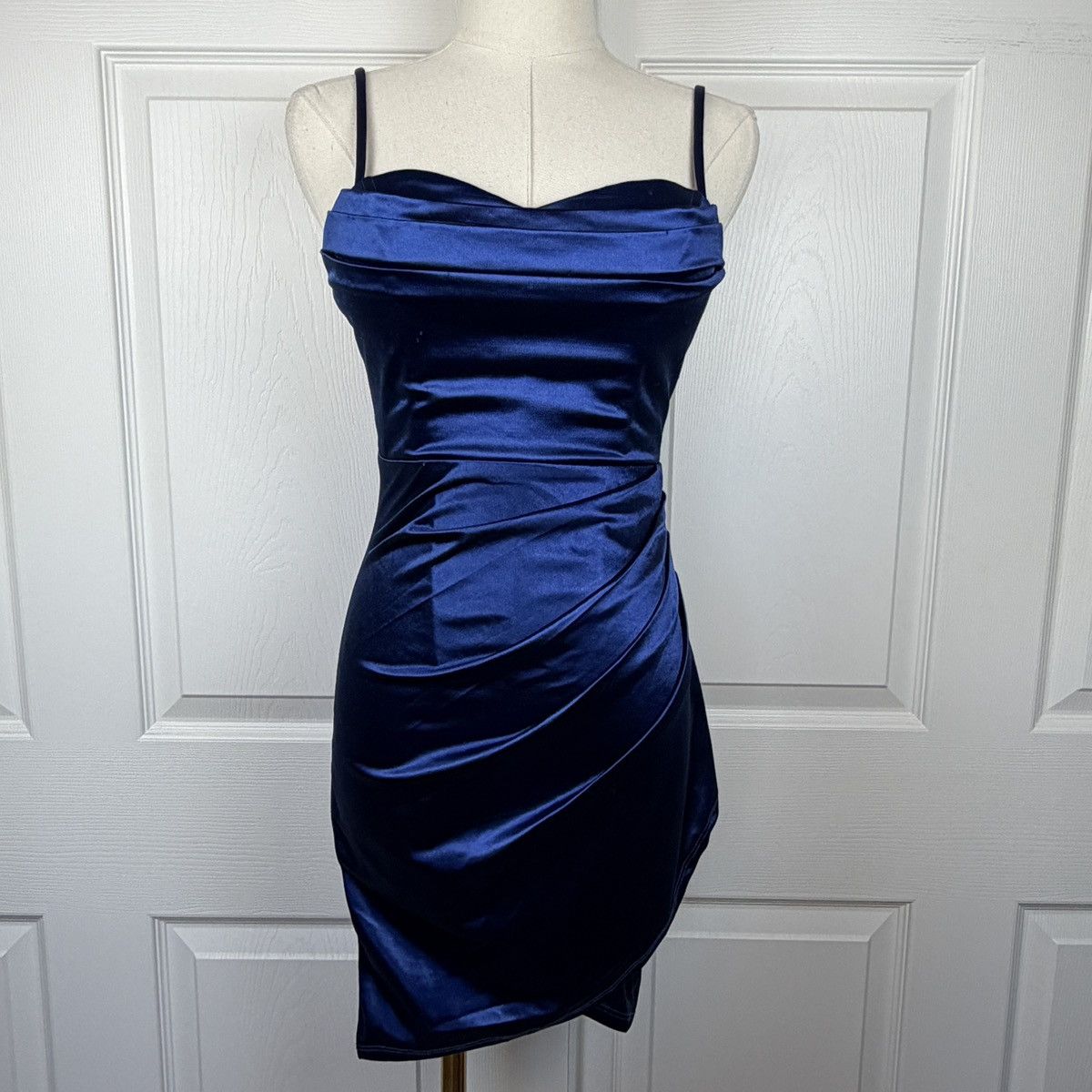 Other Windsor dark blue pleated mini dress Size S / US 4 / IT 40 - 1 Thumbnail