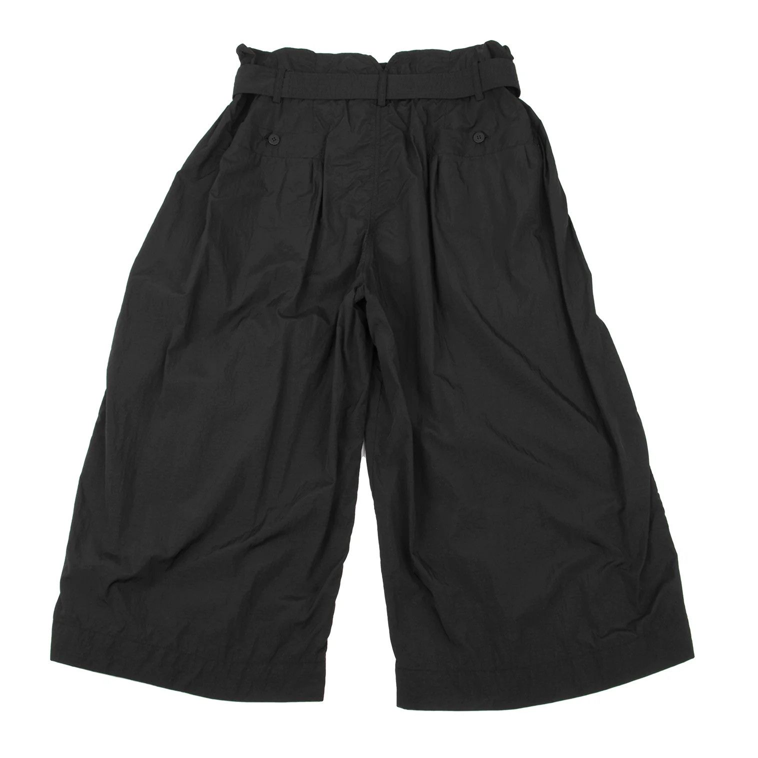 Issey Miyake Nylon Belted Wide Pants in Black Size 3 Size US 34 / EU 50 - 10 Thumbnail