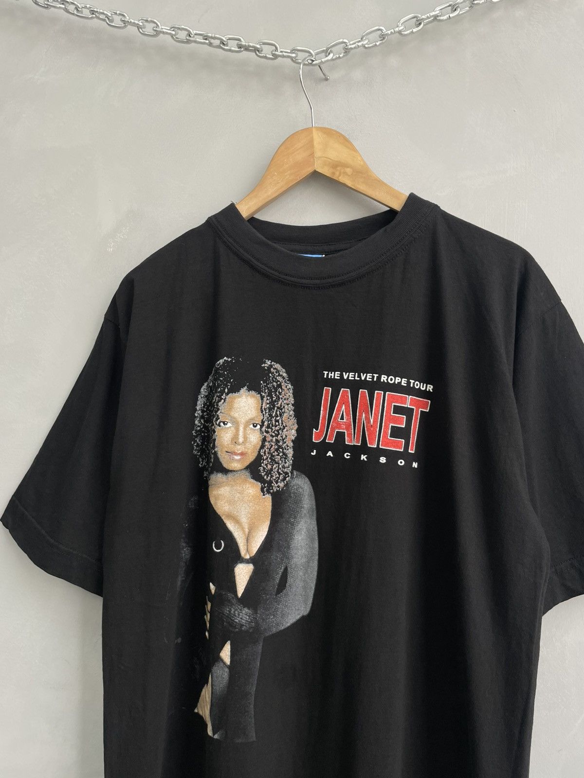 Band Tees Janet Jackson 90s tour t shirt rare band tees Size US XL / EU 56 / 4 - 3 Thumbnail