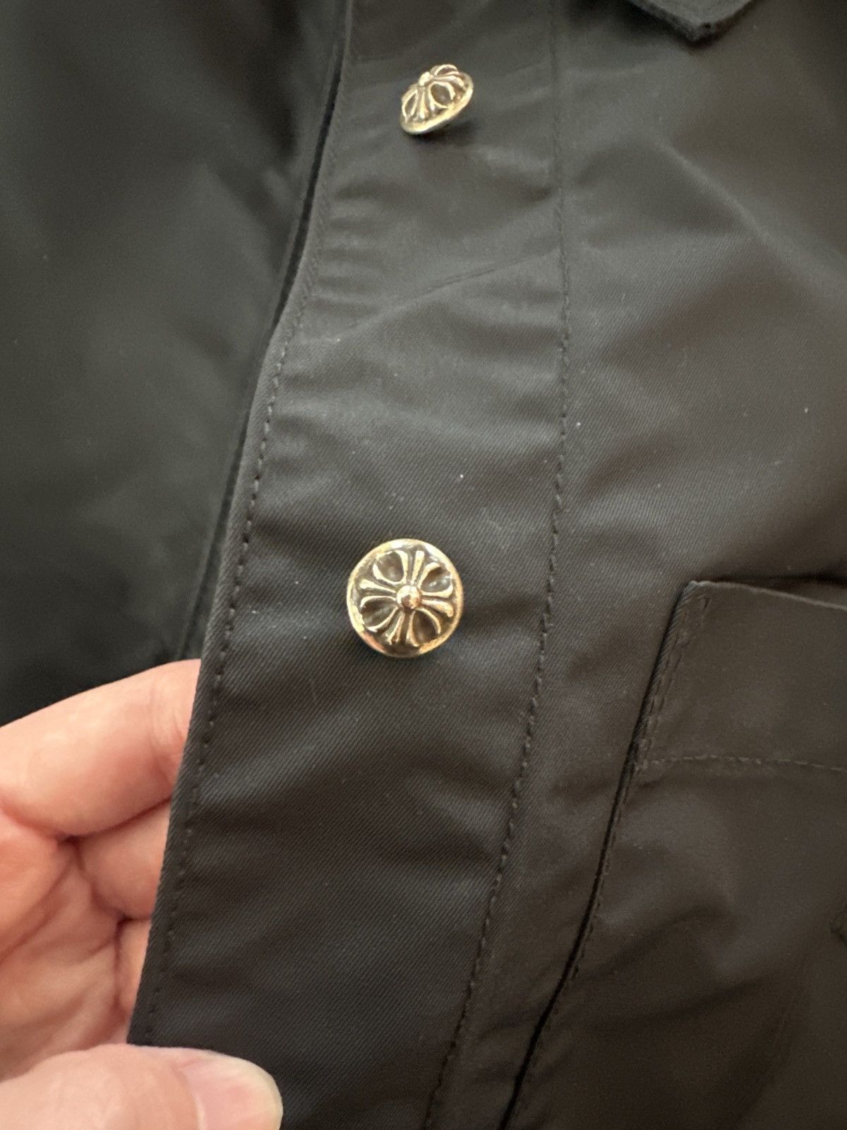 Chrome Hearts Chrome hearts cross patch nylon crop jacket Size XS / US 0-2 / IT 36-38 - 8 Thumbnail