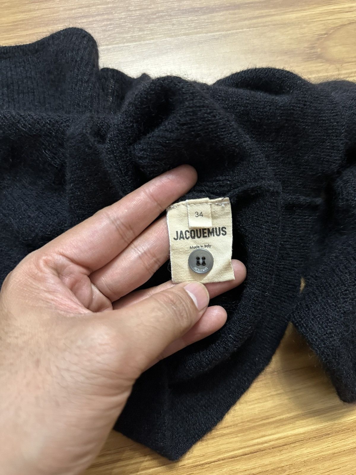 Jacquemus Jacquemus Le Cardigan Alzou Mohair-Blend Cardigan Size XS / US 0-2 / IT 36-38 - 9 Thumbnail