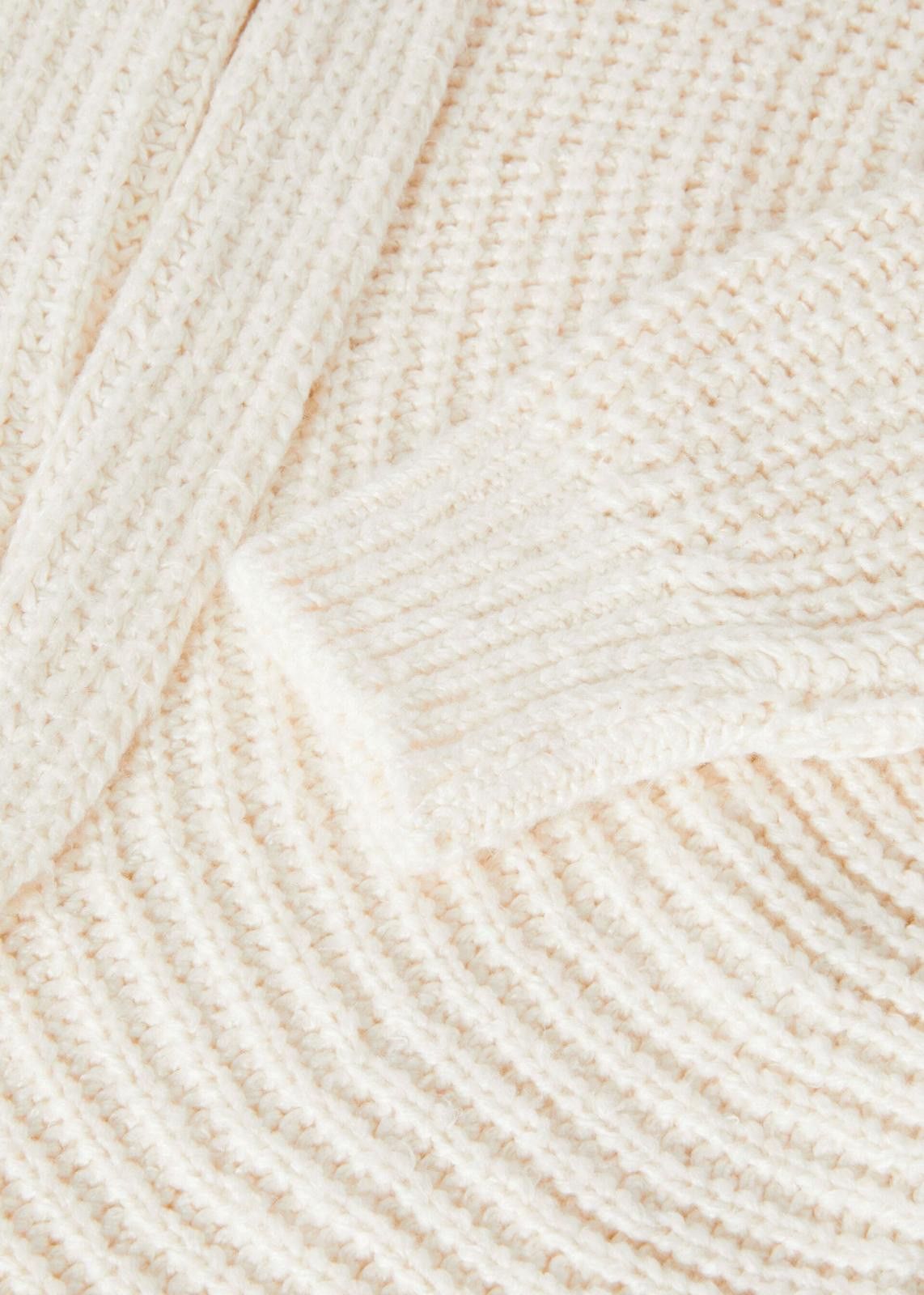 Loro Piana o1srvl11e0425 FAN6403 Cocooning Cardigan in Cream Size M / US 6-8 / IT 42-44 - 3 Thumbnail