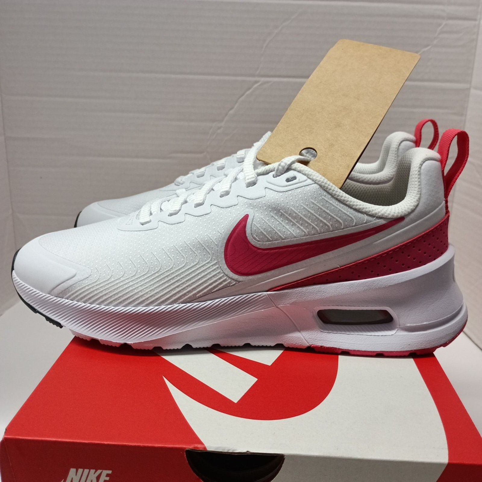 Nike Nike Air Max Nuaxis Women's Size 8 White Easter Pink HF1233 Size US 8 / IT 38 - 3 Thumbnail