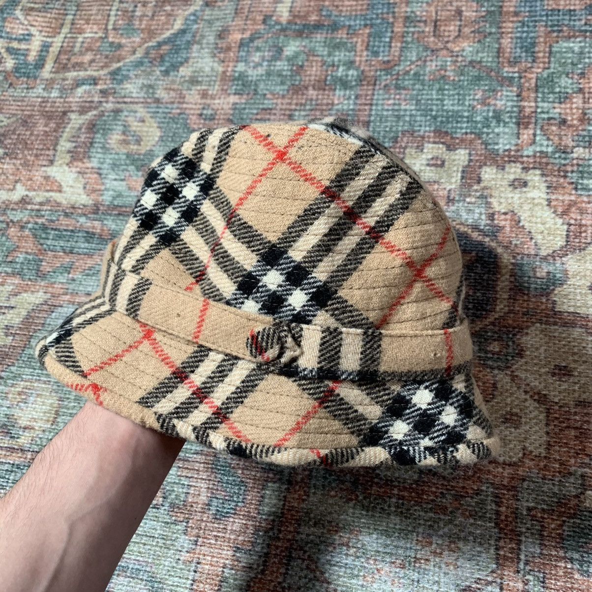 Burberry Vintage Burberrys Wool Plaid Bucket Hat Size ONE SIZE - 1 Thumbnail