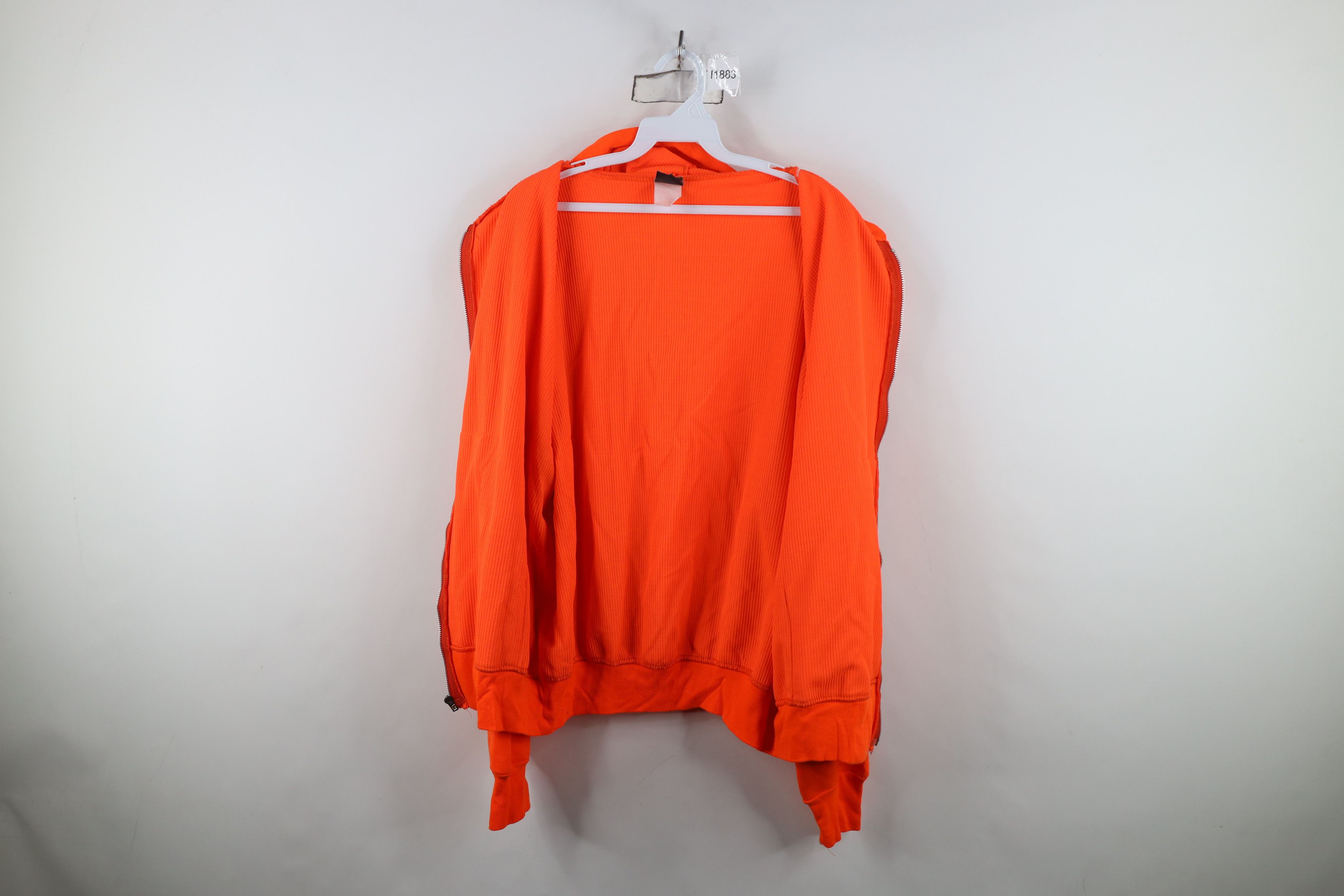 Vintage Vintage 70s 80s Streetwear Lined Hoodie Blaze Orange USA Size US XL / EU 56 / 4 - 11 Thumbnail