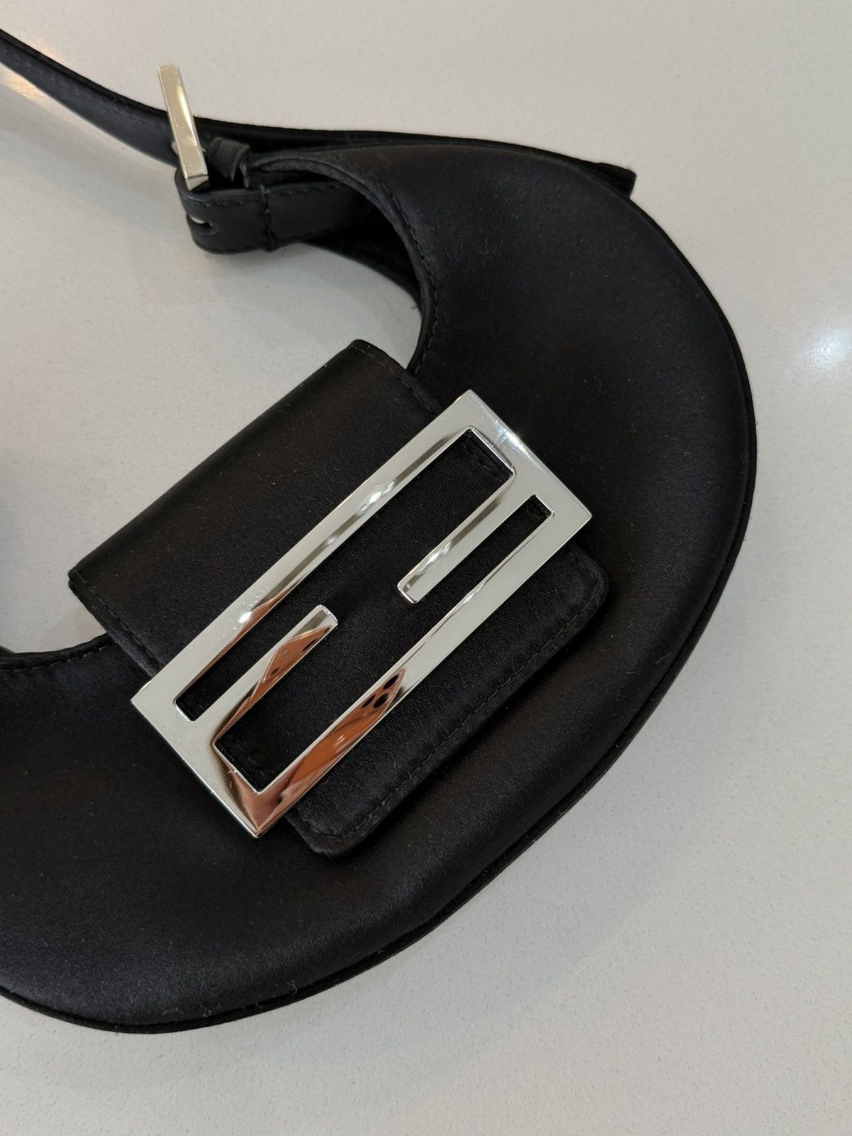 Fendi Fendi Satin Cookie bag in black Size ONE SIZE - 5 Thumbnail