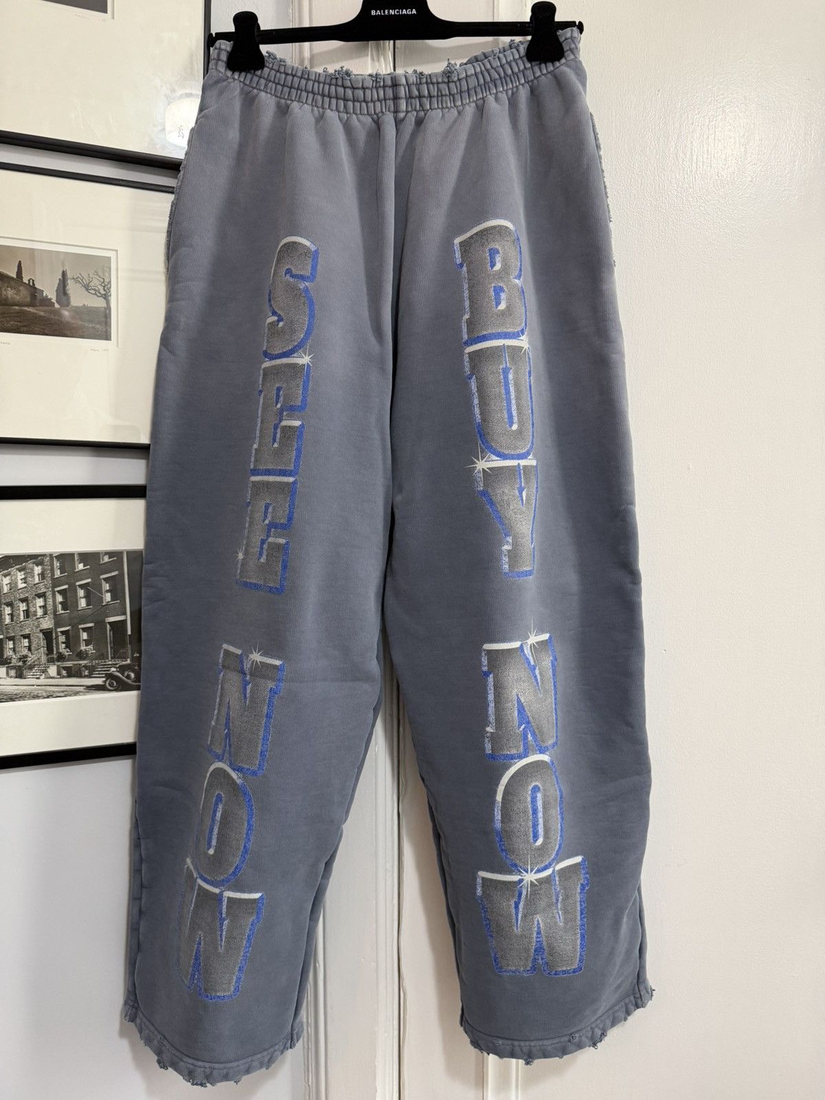 Balenciaga See Now Buy Now Baggy Sweatpant [M] Size US 32 / EU 48 - 1 Thumbnail