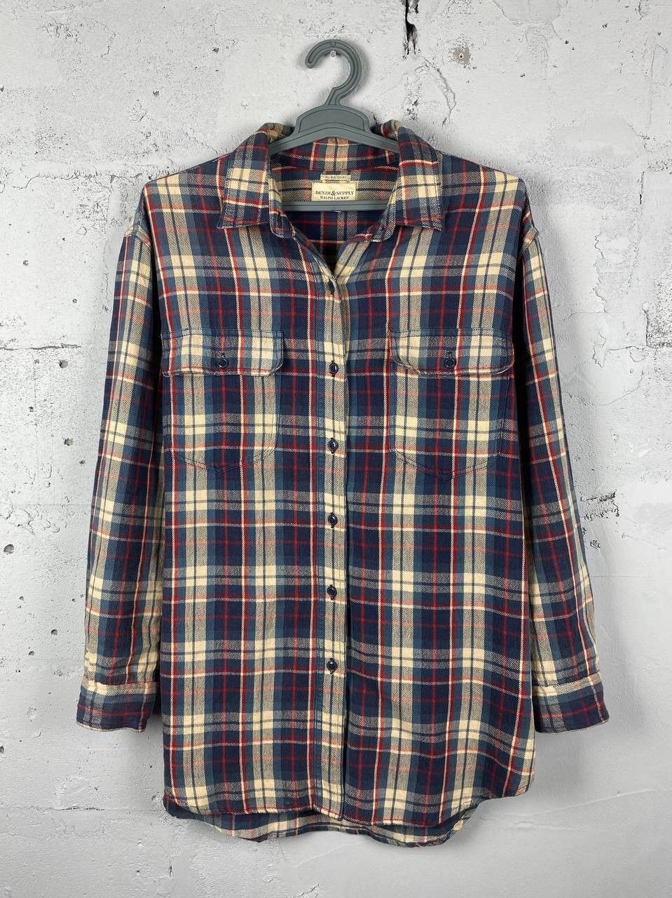 Denim & Supply Ralph Lauren × Polo Ralph Lauren × Vintage Denim And Supply Ralph Lauren Plaid Flannel Shirt Size US M / EU 48-50 / 2 - 2 Thumbnail