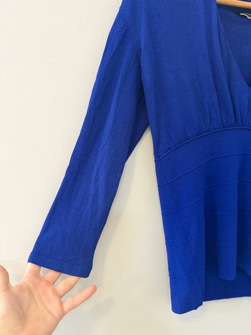 Miss Sixty Blouse Miss Sixty Avant-garde Blue JPG style long sleeve Size M / US 6-8 / IT 42-44 - 7 Thumbnail