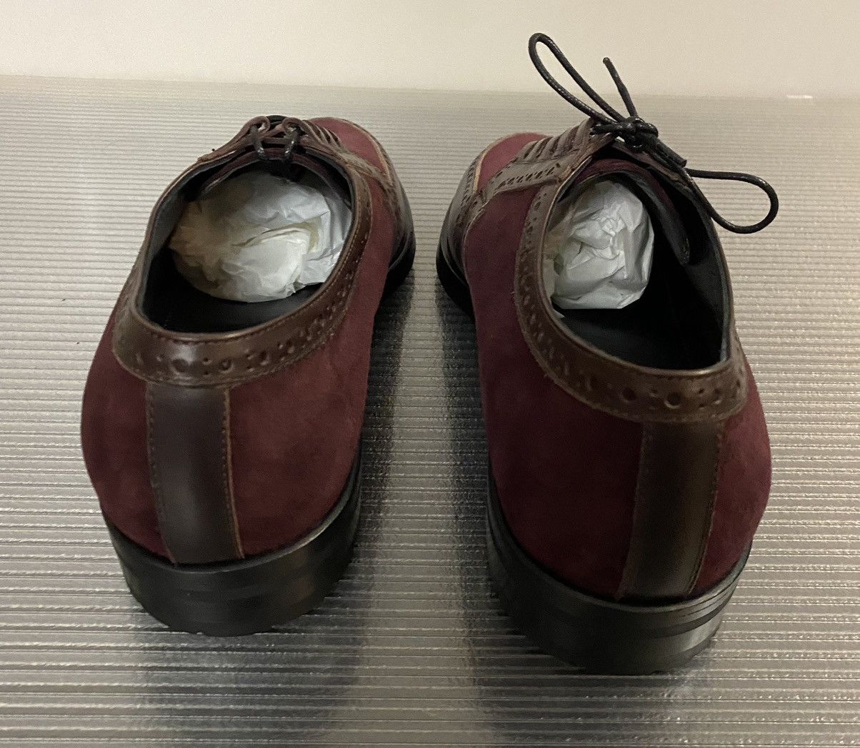 Mr. Hare Mr. Hare calf leather cashmere suede oxblood deacon 11 NEW Size US 11 / EU 44 - 7 Thumbnail