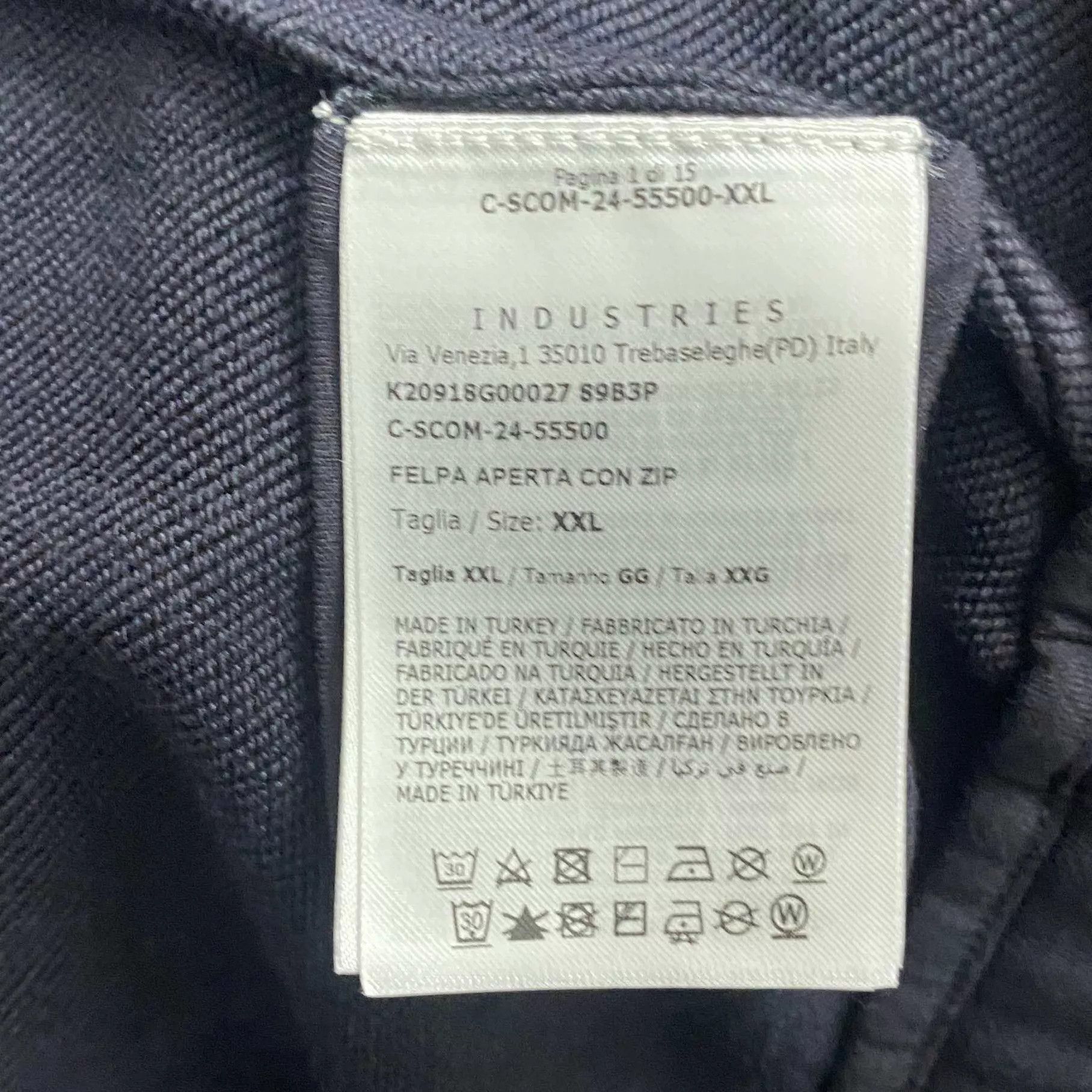 Moncler Moncler New Dark Logo High Neck Sweatshirt XXL Size US XXL / EU 58 / 5 - 7 Thumbnail