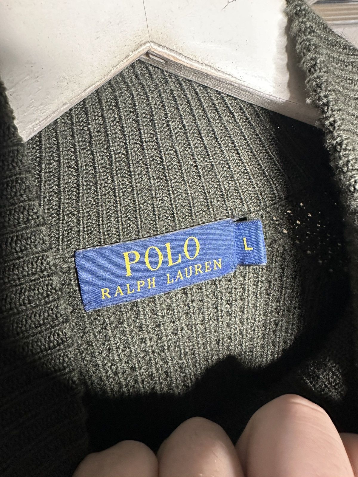 Polo Ralph Lauren Polo Ralph Lauren Merino Wool Half Zip 1/4 Knit Sweater L Size US L / EU 52-54 / 3 - 4 Thumbnail