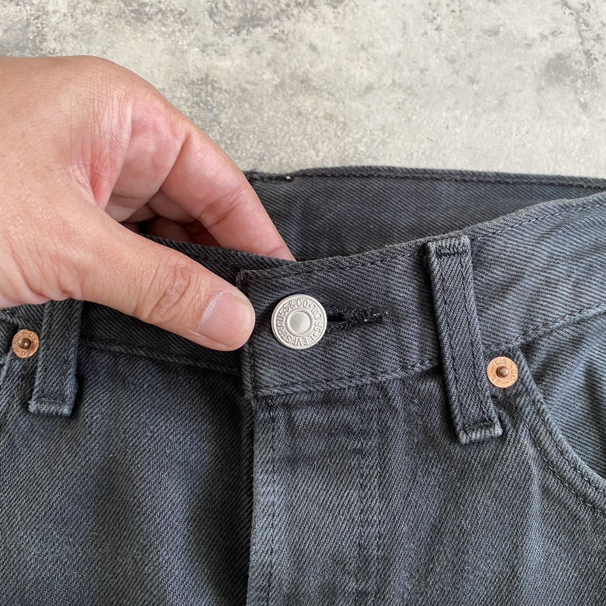 Levi's Vintage 1999 Levis 501 Faded Black Denim Jeans Size US 31 - 9 Thumbnail