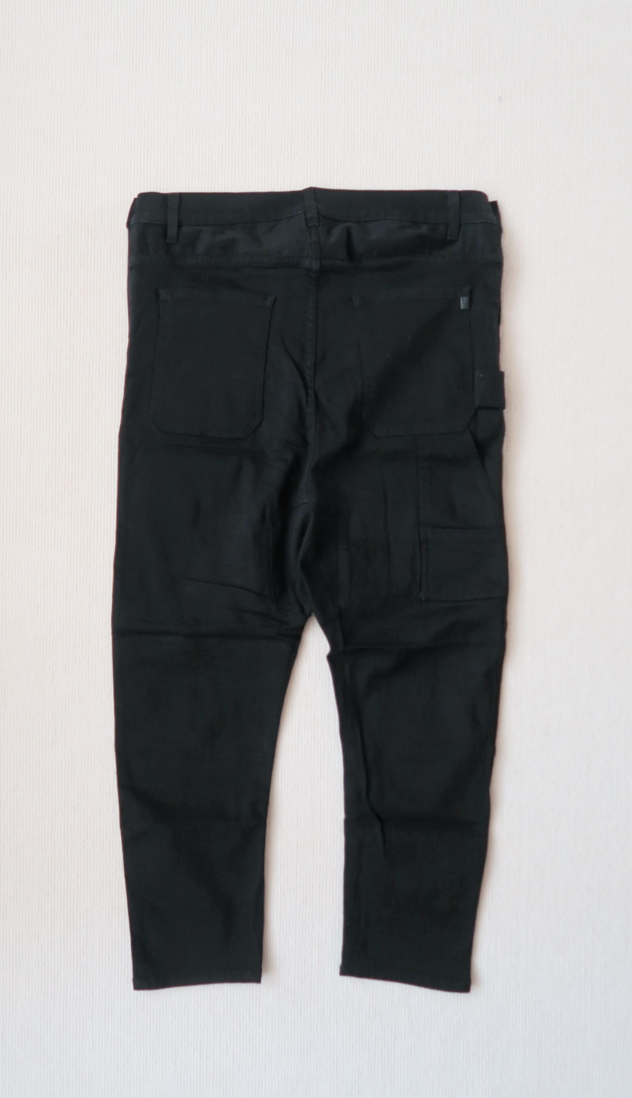 OAK Oak NYC Drop Crotch Stretch Cropped Denim Pants Size US 34 / EU 50 - 13 Thumbnail
