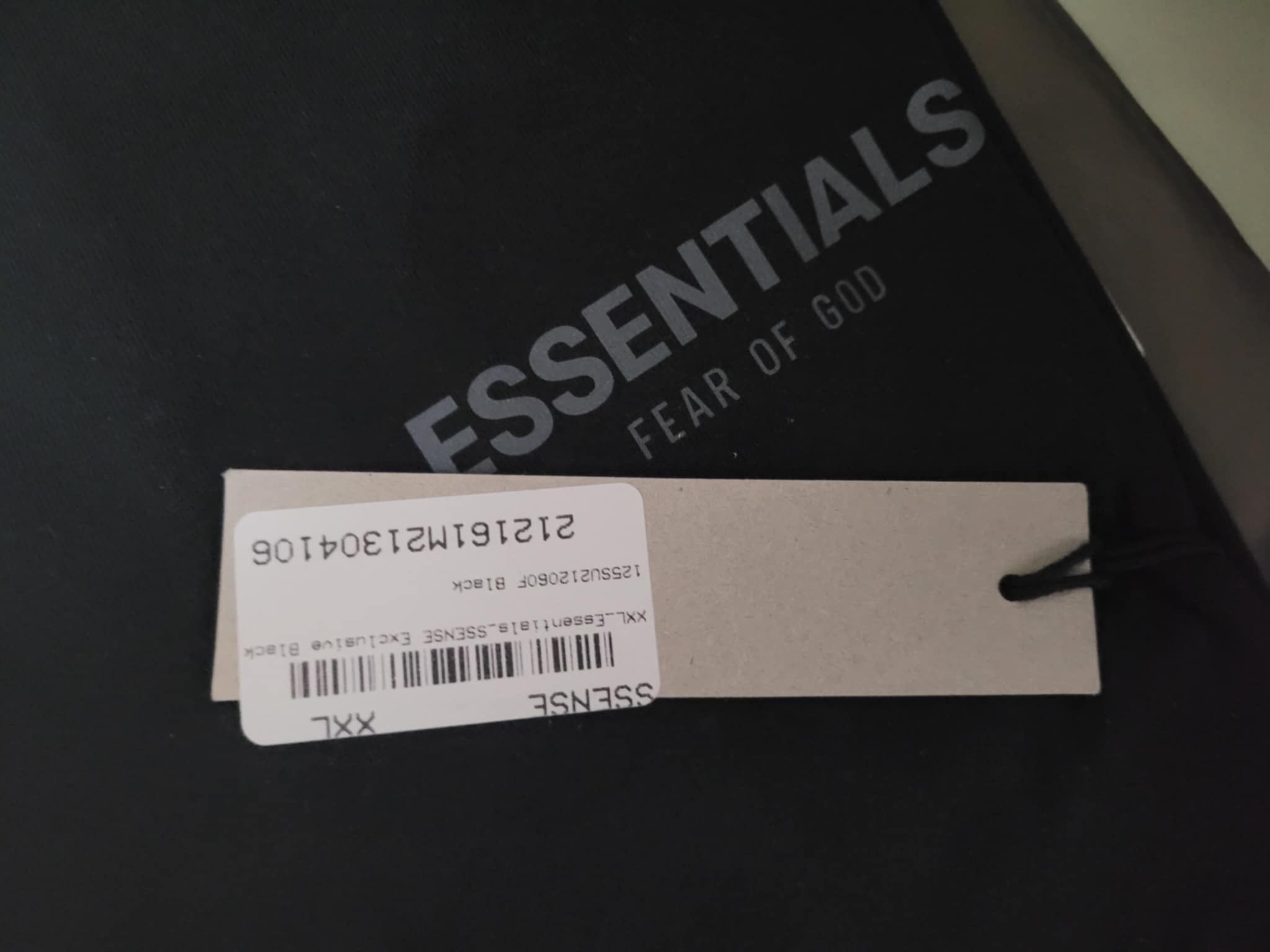 Fear of God Fear OF God Essential T-Shirt black SZ XXL Size US XXL / EU 58 / 5 - 9 Thumbnail