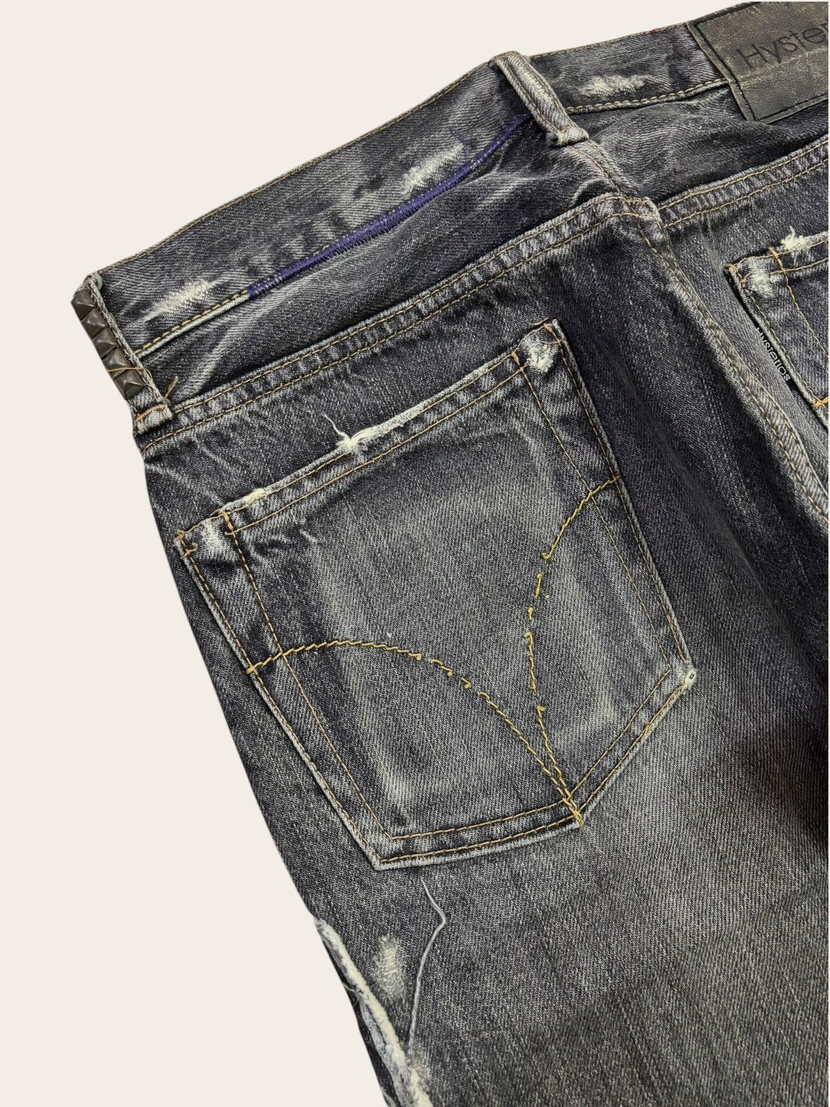 Hysteric Glamour Exclusive🔥 Hysteric Glamour x Destroy All Monsters Jeans Size US 30 / EU 46 - 10 Thumbnail