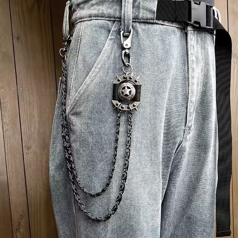 Japanese Brand Motorcycle KeyChain Jean Biker Wallet Belt Chain Charms Size ONE SIZE - 3 Thumbnail