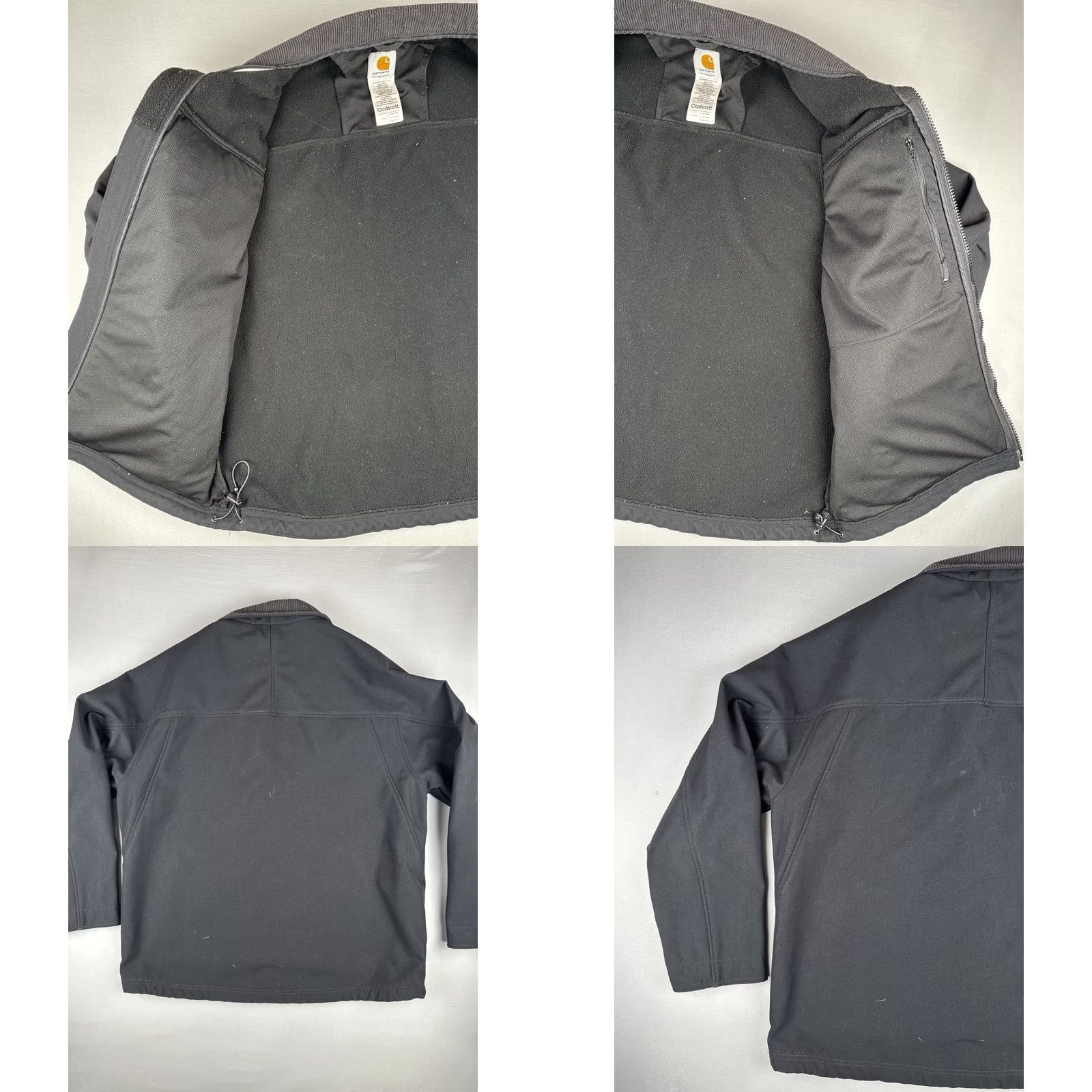 Carhartt Carhartt J176 Soft Shell Jacket Black Workwear Full Zip Men’s Large Size US L / EU 52-54 / 3 - 8 Thumbnail