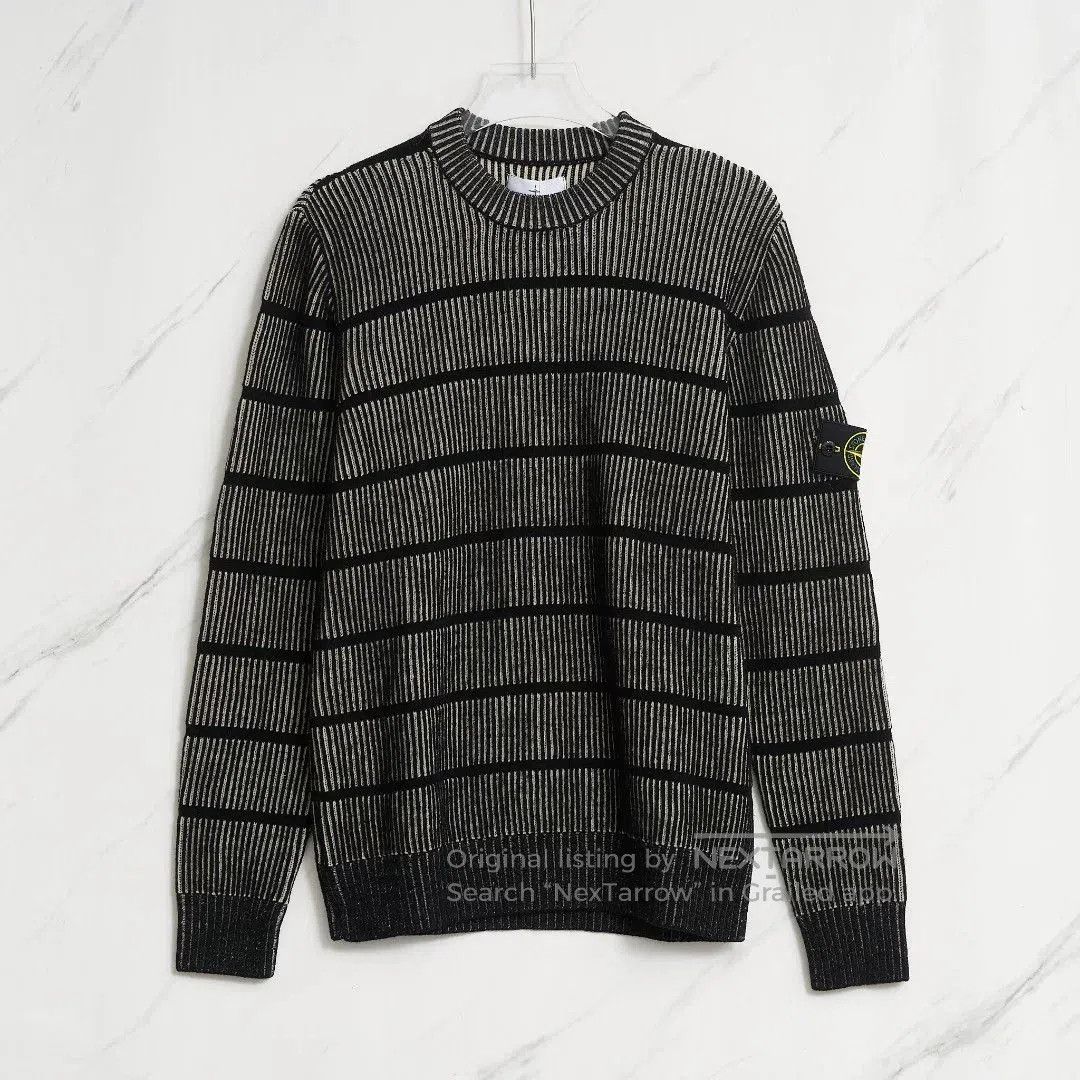 Stone Island Stone Island Men's Logo Stripe Knit. Size US M / EU 48-50 / 2 - 1 Thumbnail