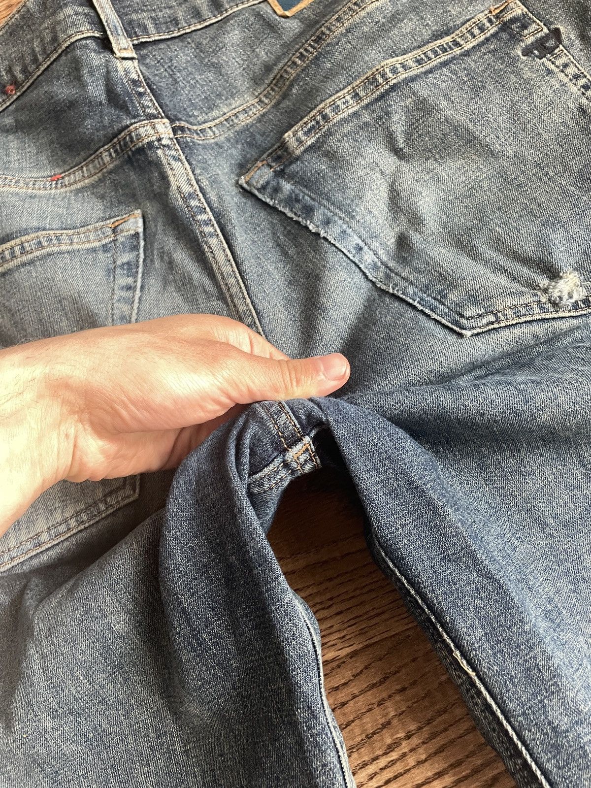 Diesel × If Six Was Nine × Japanese Brand Vintage Diesel Jeans Big Logo Distressed Baggy japanese 90s Size US 34 / EU 50 - 19 Thumbnail