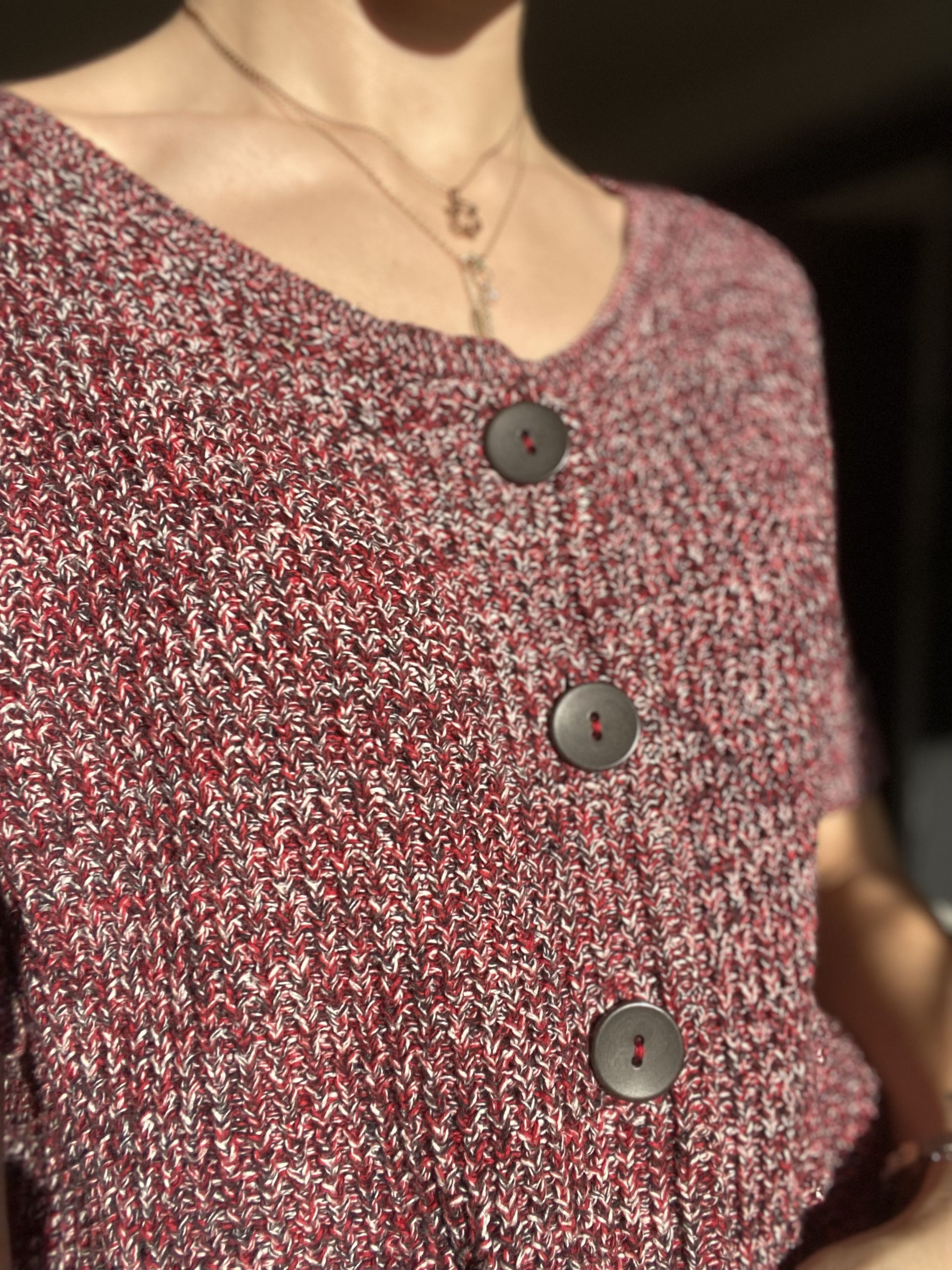 Tommy Hilfiger Tommy Hilfiger cardigan shortsleeve size S Burgundy knitwear Size S / US 4 / IT 40 - 3 Thumbnail