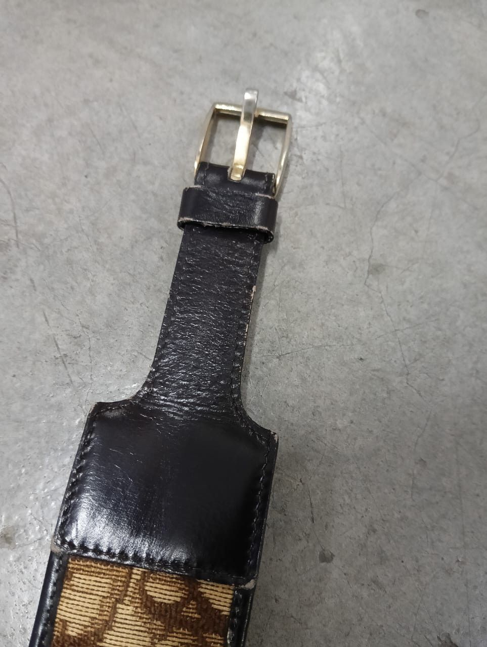Christian Dior Monsieur Vintage Christian Dior Monogram Leather Belt Size ONE SIZE - 6 Thumbnail