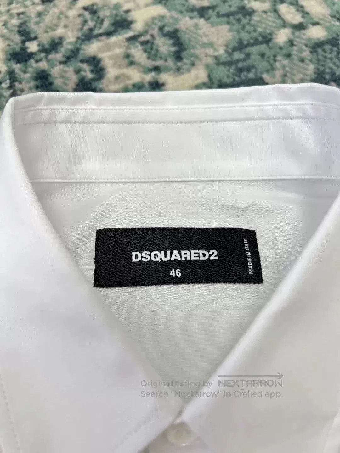 Dsquared2 Dsquared2 White Casual Shirt for Fall 2022. Size US M / EU 48-50 / 2 - 4 Thumbnail