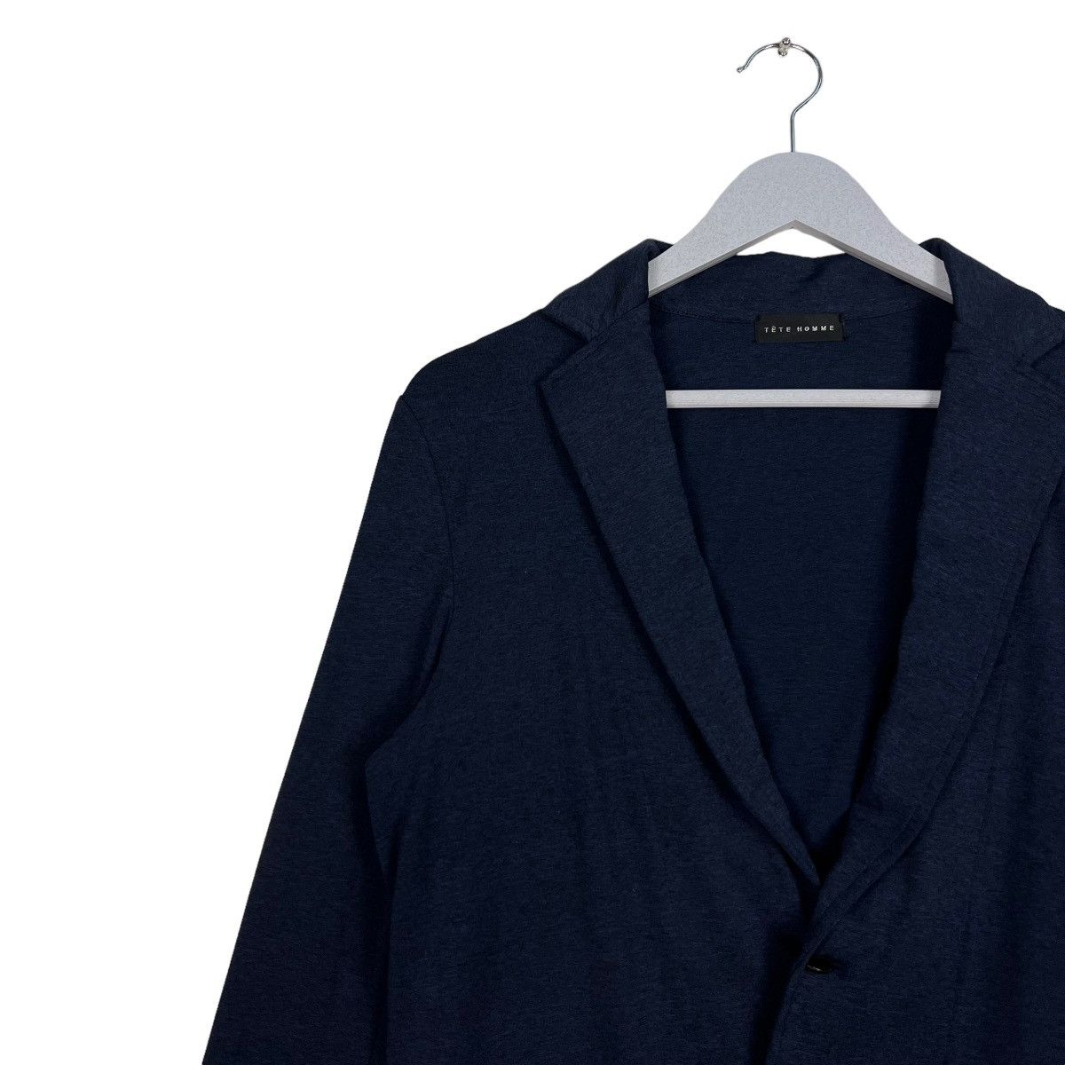 Issey Miyake 🔥 NAVY BLUE TETE HOMME CARDIGAN JACKET Size US M / EU 48-50 / 2 - 7 Thumbnail