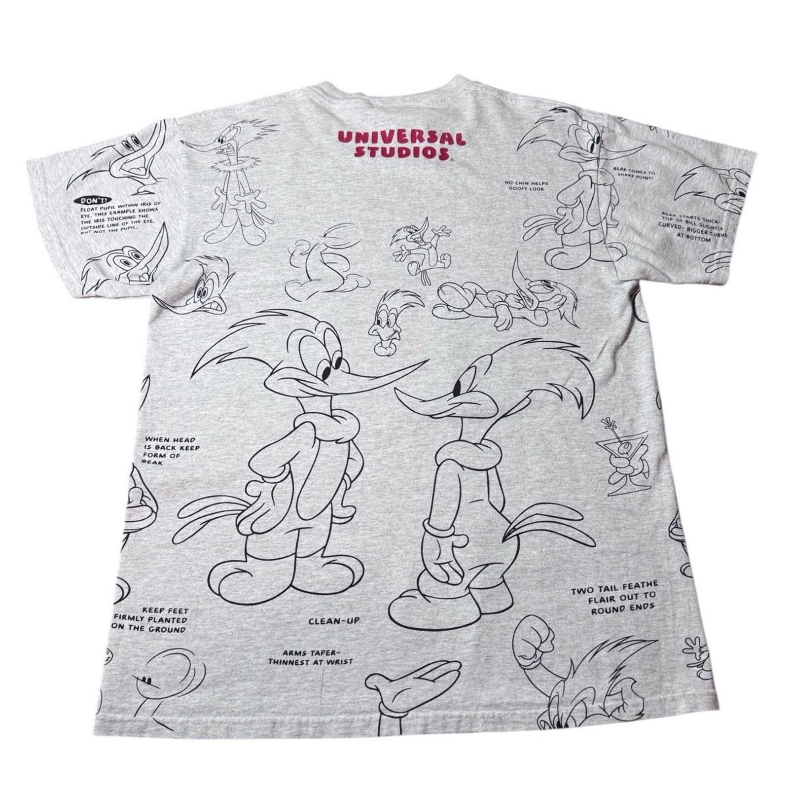 Universal Studios VTG Universal Studios Woody Woodpecker Cartoon Shirt Medium Size US M / EU 48-50 / 2 - 2 Thumbnail
