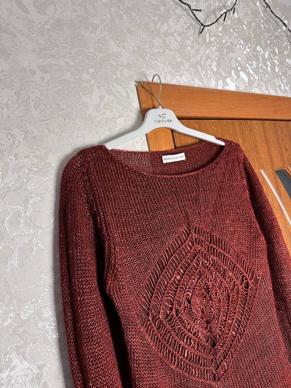 Brunello Cucinelli Brunello Cucinelli Vintage Sculptural Knit Sweater Panel Size XL / US 12-14 / IT 48-50 - 3 Thumbnail