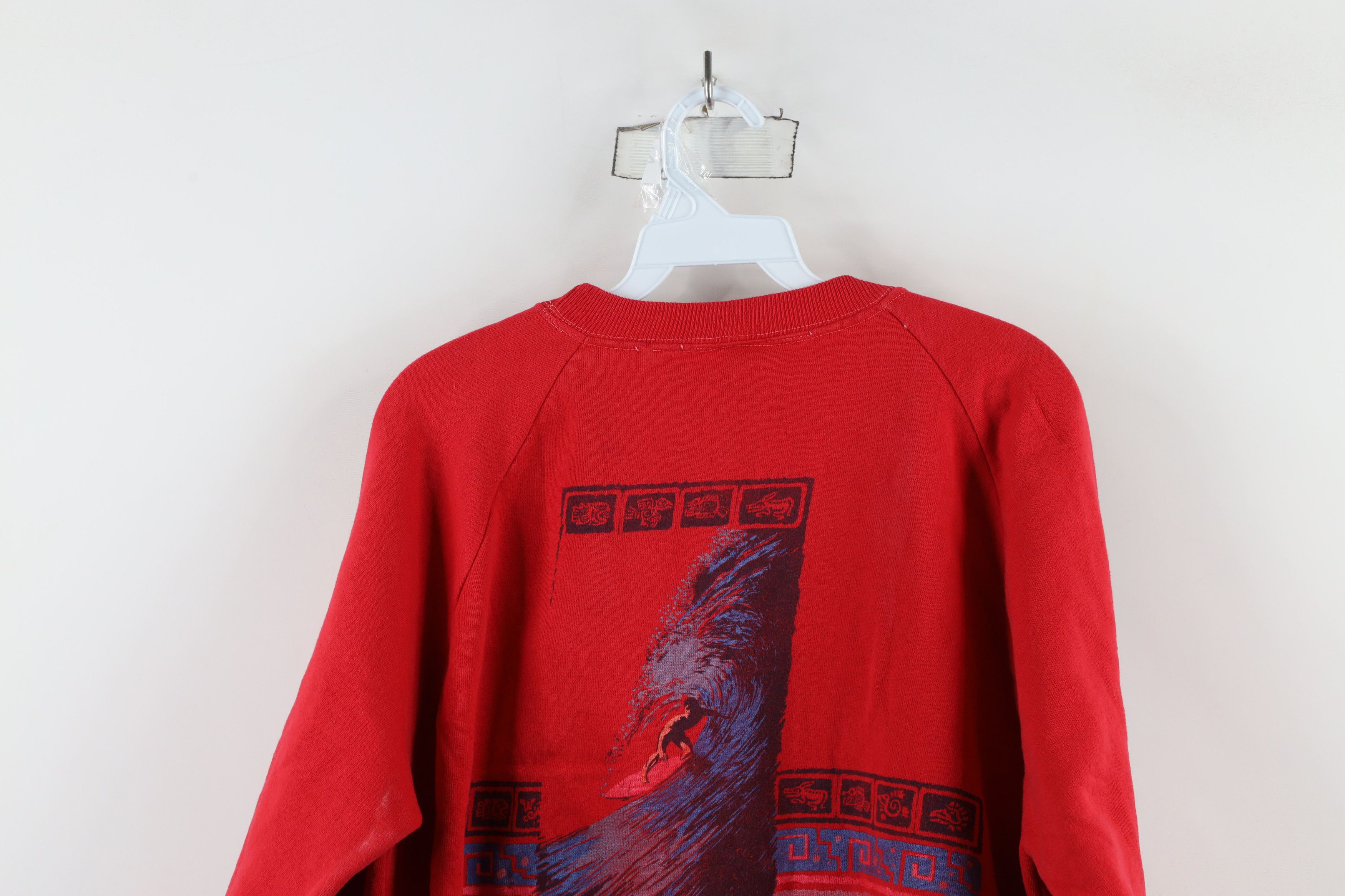 Vintage Vintage 80s Streetwear Hawaii Surfing Crewneck Sweatshirt Size US M / EU 48-50 / 2 - 16 Thumbnail