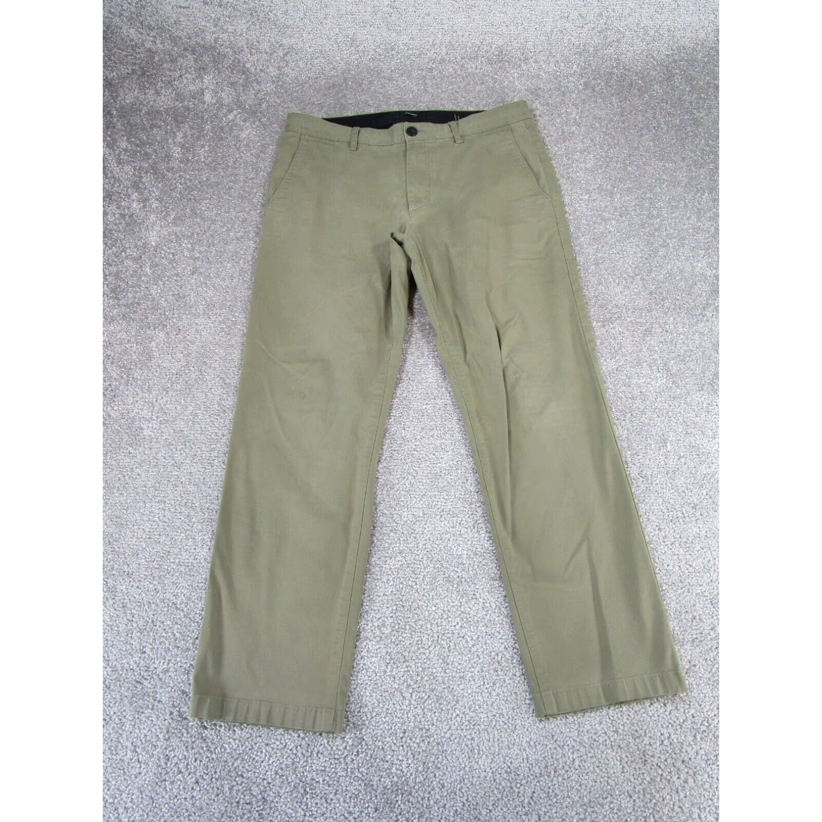 Theory Theory Mens Khaki Chinos Pants 32 Extra Large XL Workwear Size US 32 / EU 48 - 1 Thumbnail