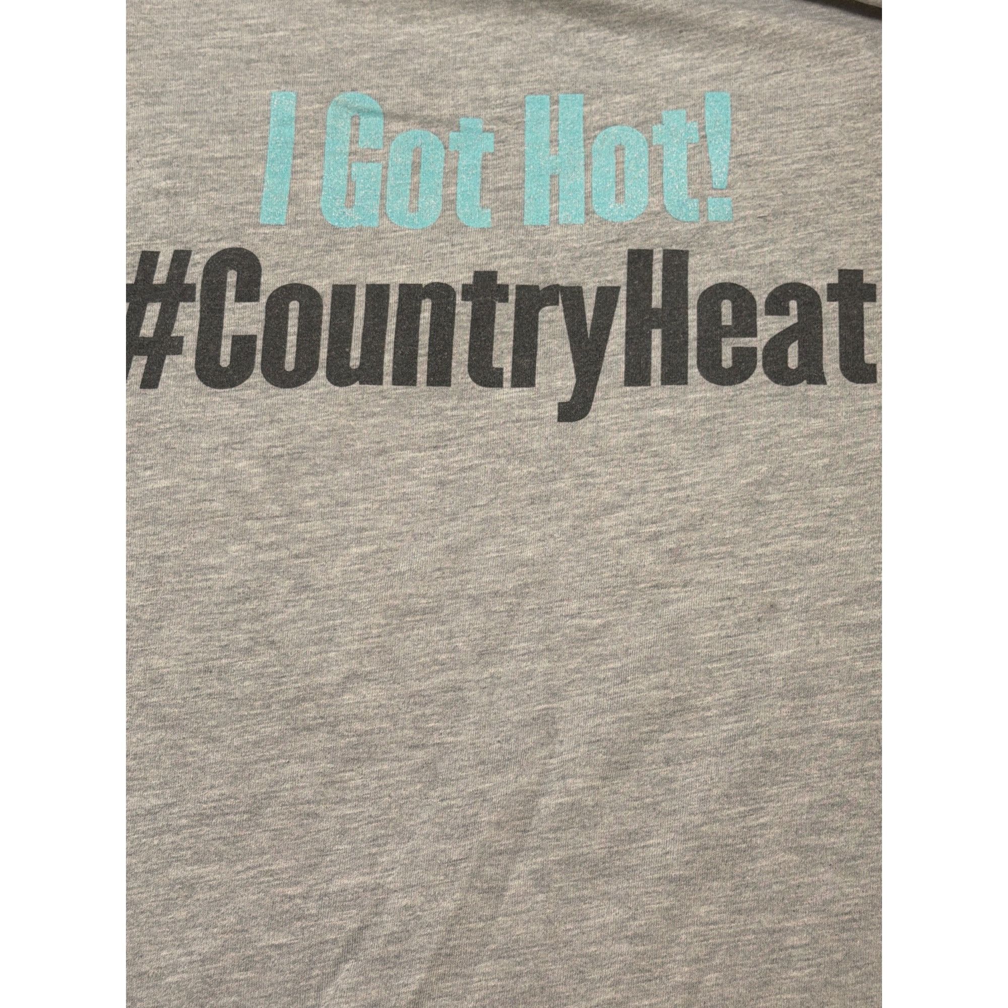 Other Country Heat Beachbody Gray V Neck T Shirt Front Back Graphi Size M / US 6-8 / IT 42-44 - 1 Thumbnail