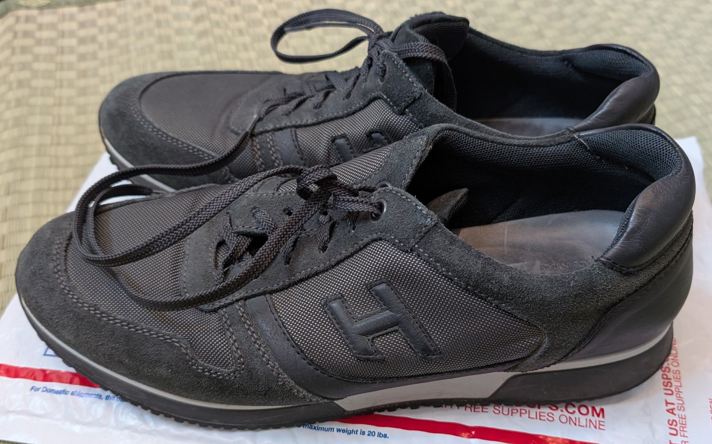 Hogan Hogan H198 Low Top Sneakers Leather Men's Size 9.5 (US 11) Size US 11 / EU 44 - 3 Thumbnail