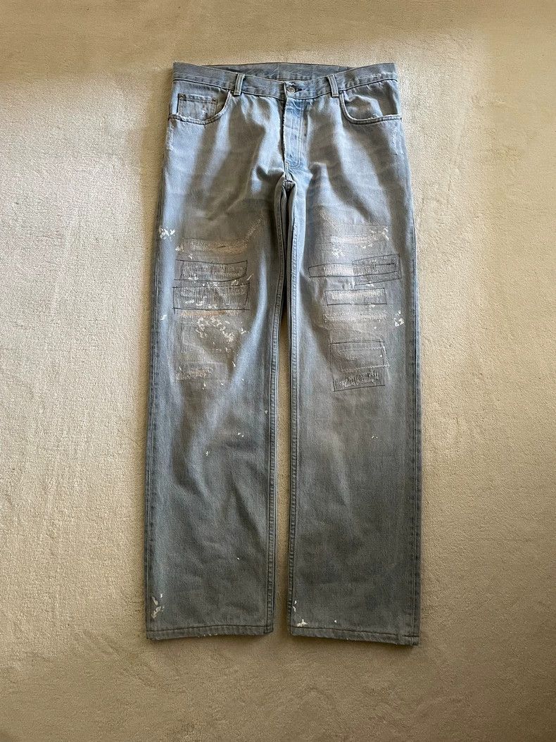 Helmut Lang HELMUT LANG Painted jeans Size US 36 / EU 52 - 2 Thumbnail