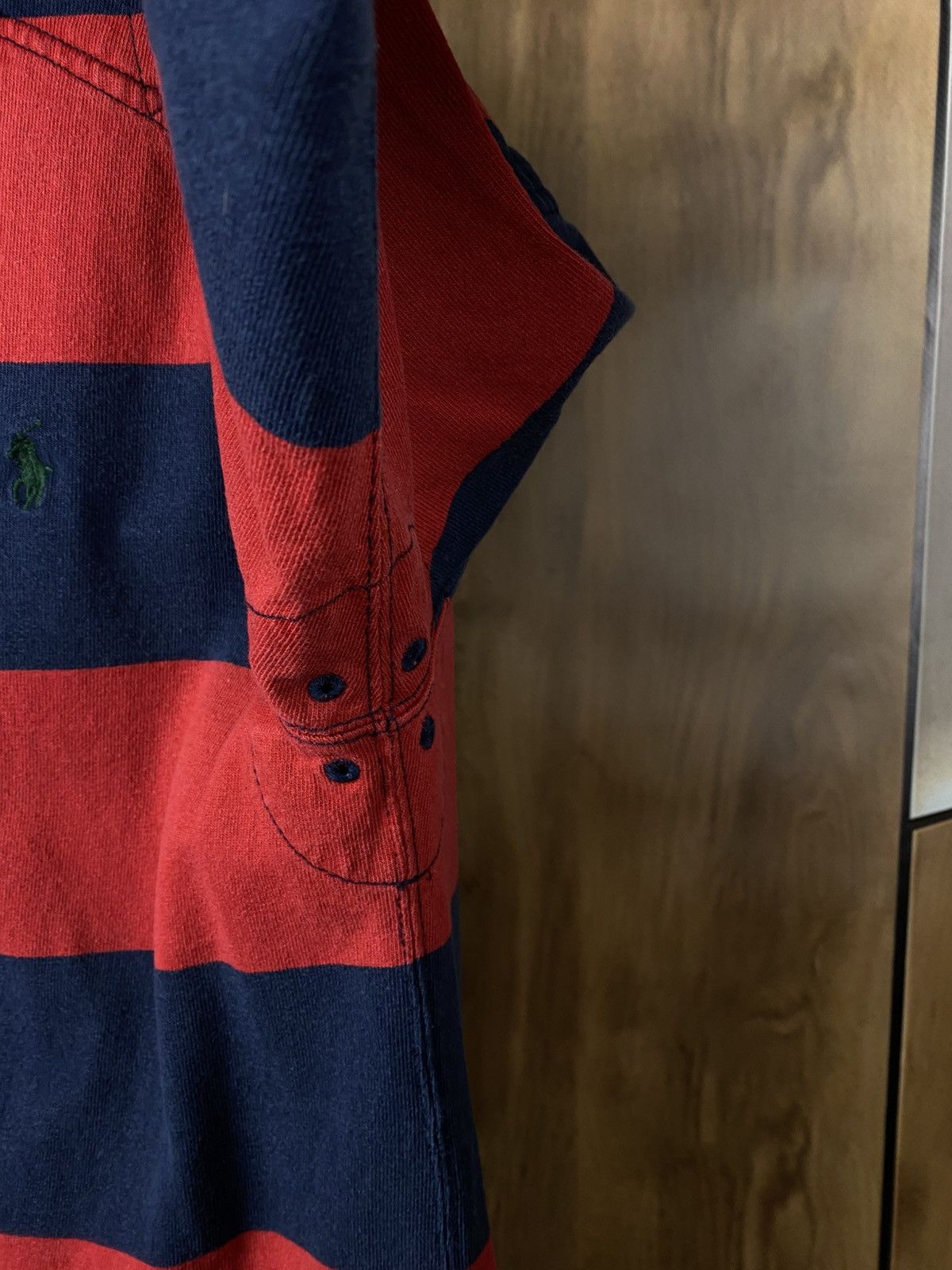 Polo Ralph Lauren 🎠Vintage 90s Sweatshirt Rugby Polo Ralph Lauren Striped Tee🎠 Size US M / EU 48-50 / 2 - 9 Thumbnail
