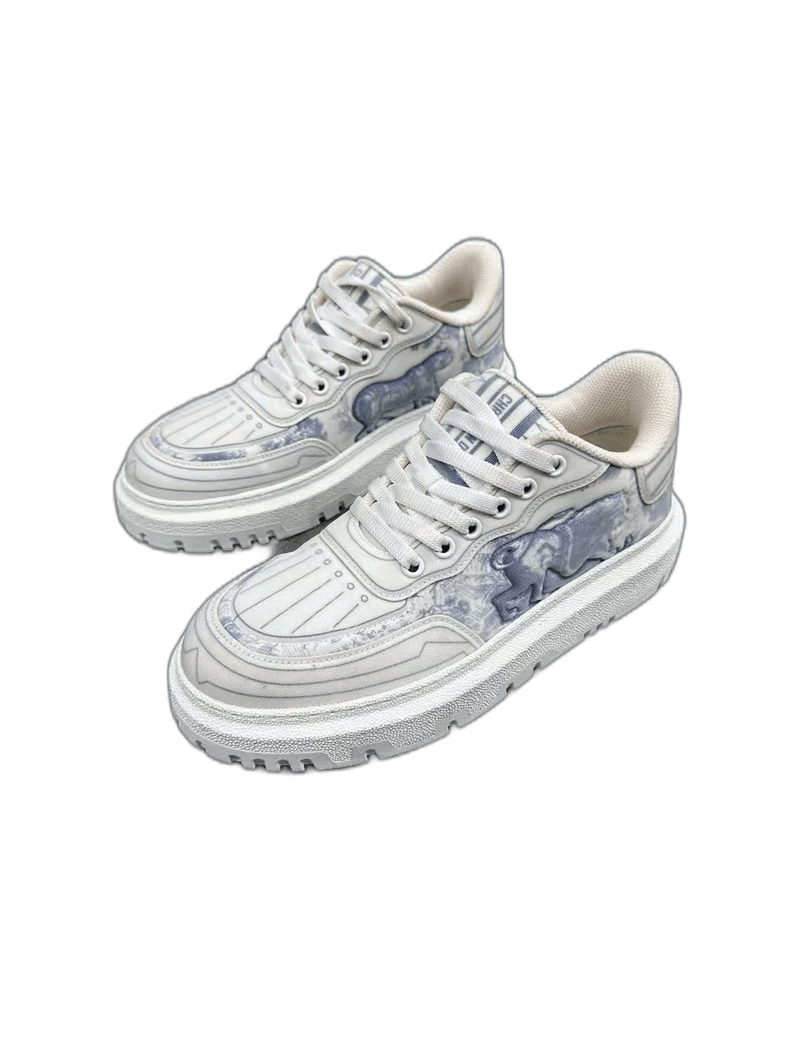 Dior Dior White and Blue Sneakers 38 Size-2506 Size US 7 / EU 40 - 1 Thumbnail