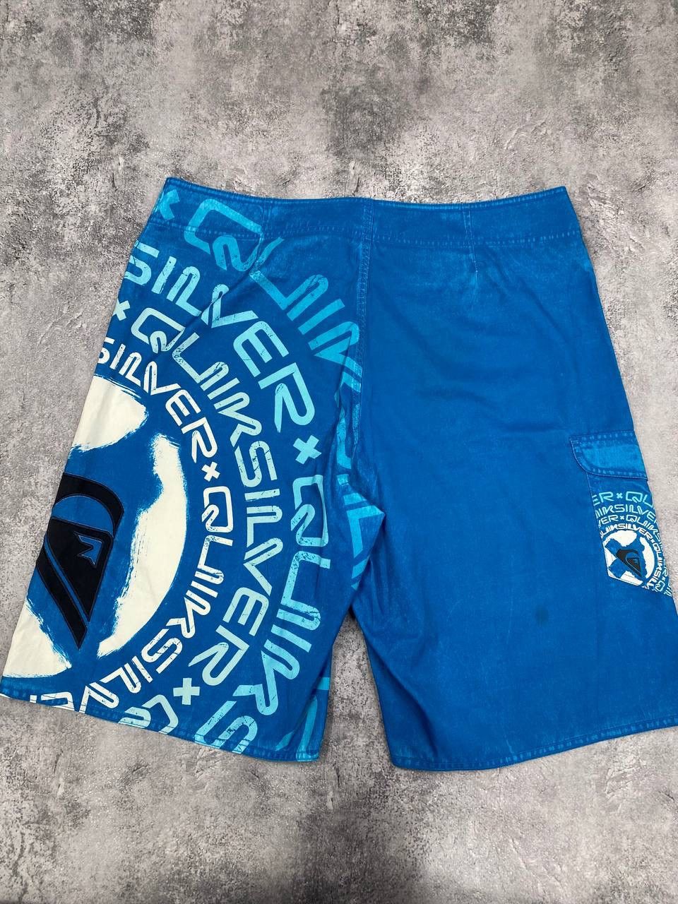 Quiksilver Quiksilver Men Board Shorts Blue Size 36 Size US 36 / EU 52 - 5 Thumbnail