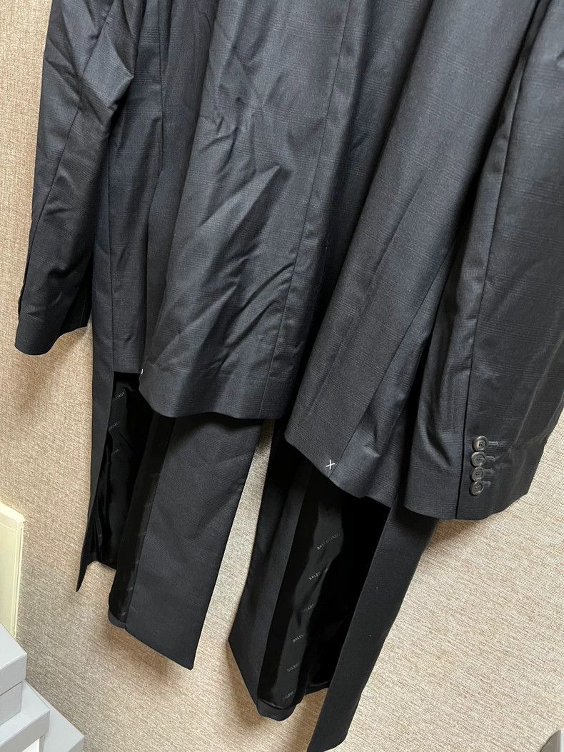 Balenciaga Balenciaga Sleeve Patch Logo Plaid Suit Windbreaker Jacket Size US XS / EU 42 / 0 - 6 Thumbnail