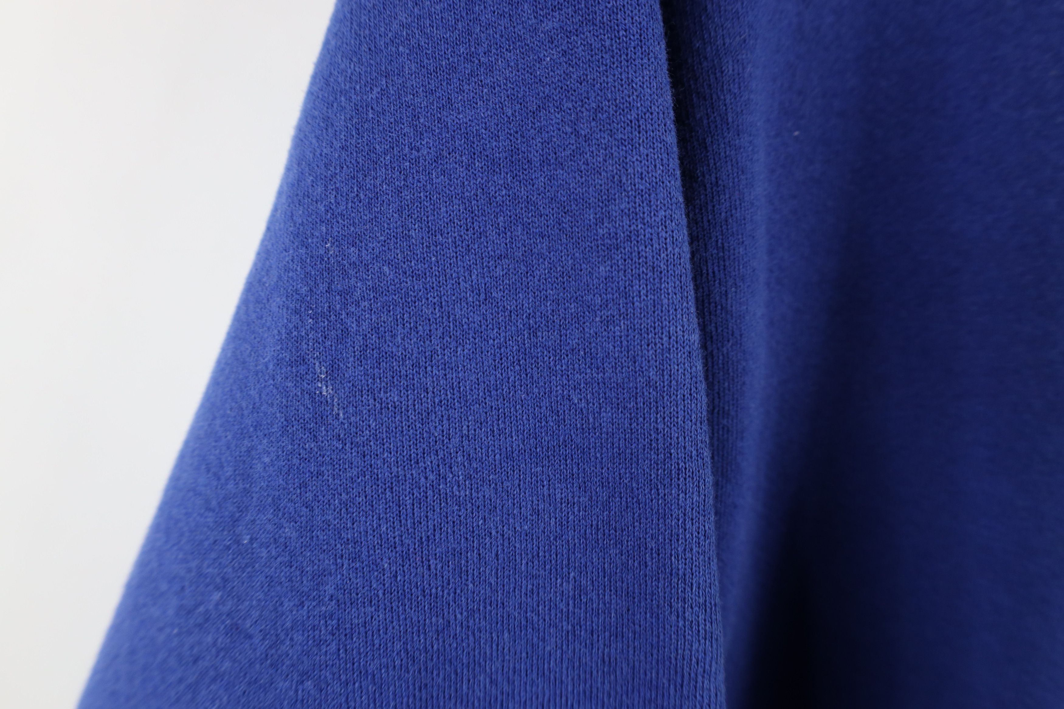 Vintage Vintage 90s Bike Blank Crewneck Sweatshirt Royal Blue USA Size US M / EU 48-50 / 2 - 7 Thumbnail