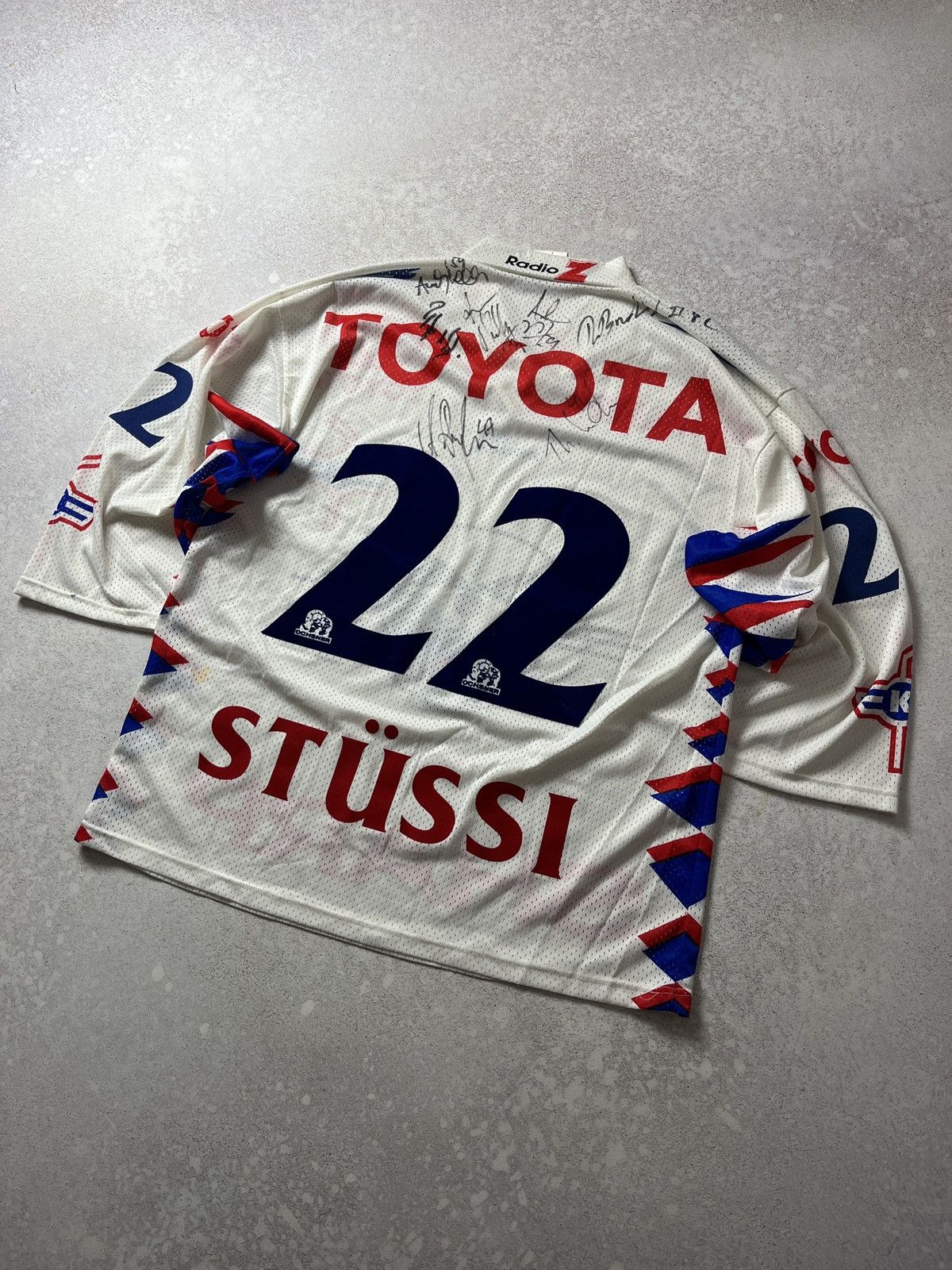 NHL DDP René Stüssi #22 EHC Kloten Jersey Ochsner Ice Hockey Size US L / EU 52-54 / 3 - 1 Thumbnail