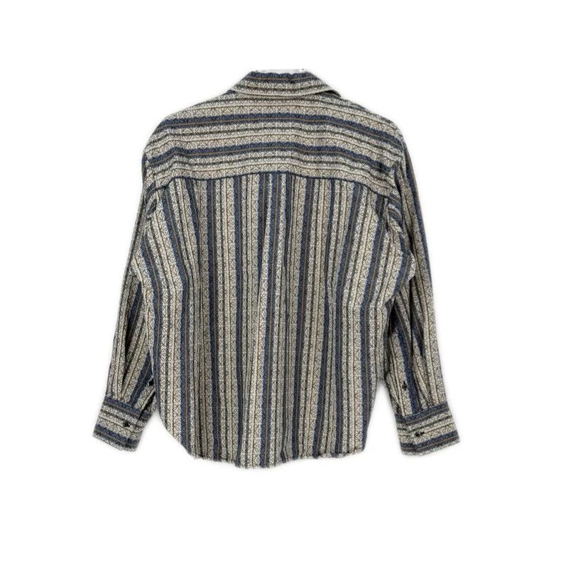 Loewe LOEWE National style vertical stripes full print shirt jac Size XS / US 0-2 / IT 36-38 - 2 Thumbnail