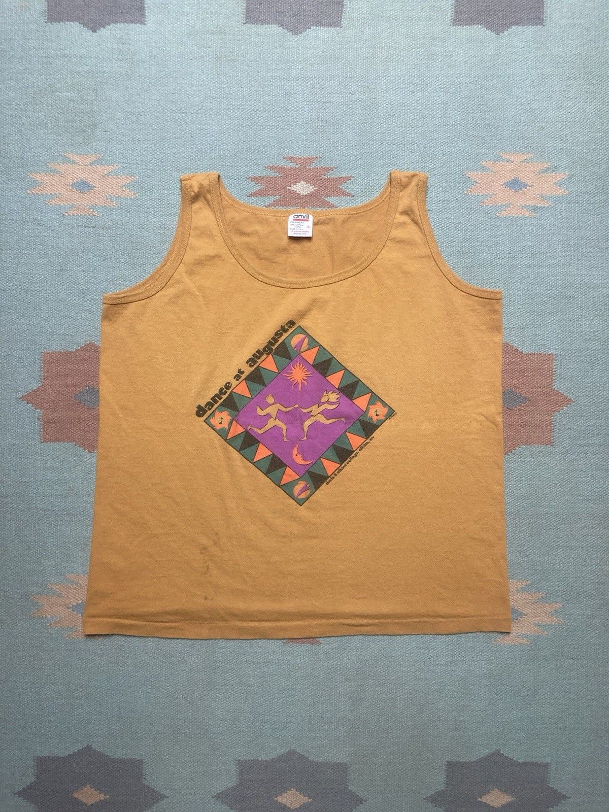 Vintage tank top shirt dance Augusta heritage festival Davis Elkin L Size US L / EU 52-54 / 3 - 1 Thumbnail