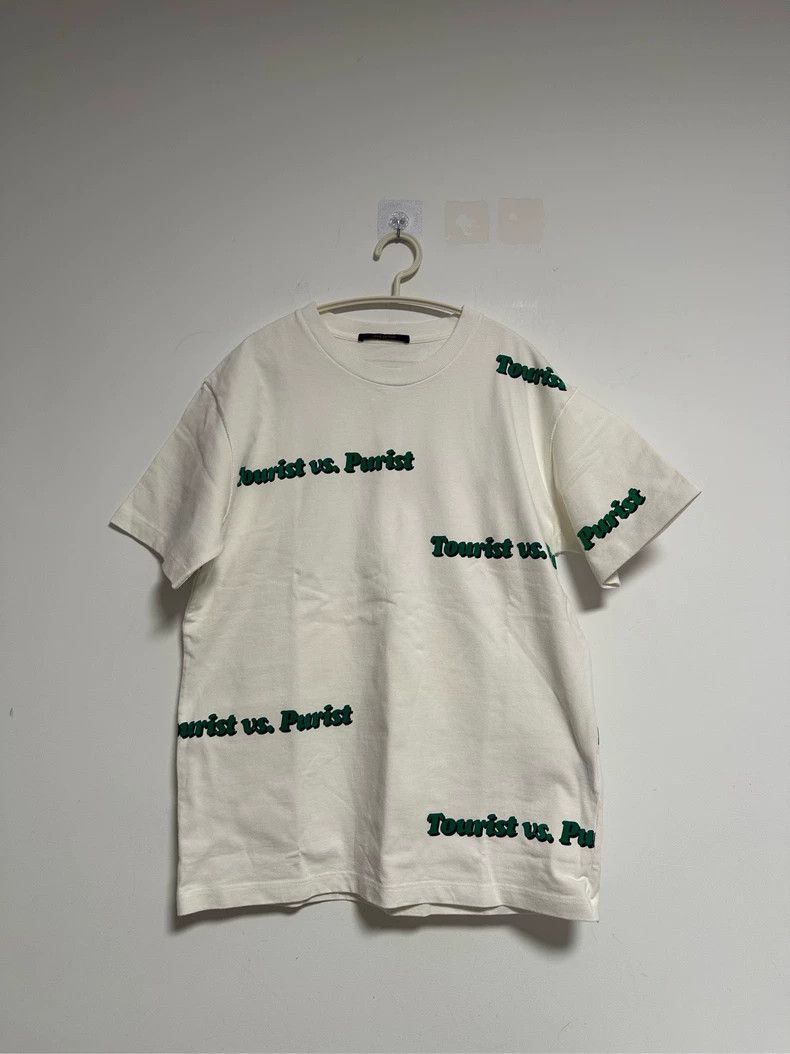 Louis Vuitton LOUIS VUITTON White green monogram printed short sleeve Size US M / EU 48-50 / 2 - 1 Thumbnail