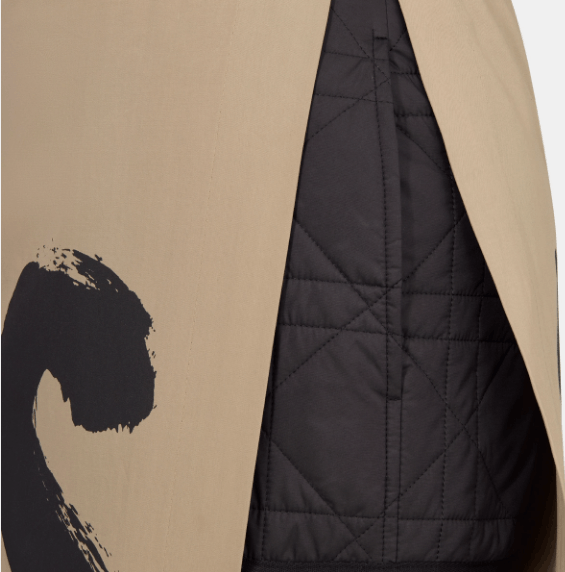 Dior o1w1db11225 457P84 Open-Front Midi Skirt in Beige/Black Size 27" / US 4 / IT 40 - 3 Thumbnail